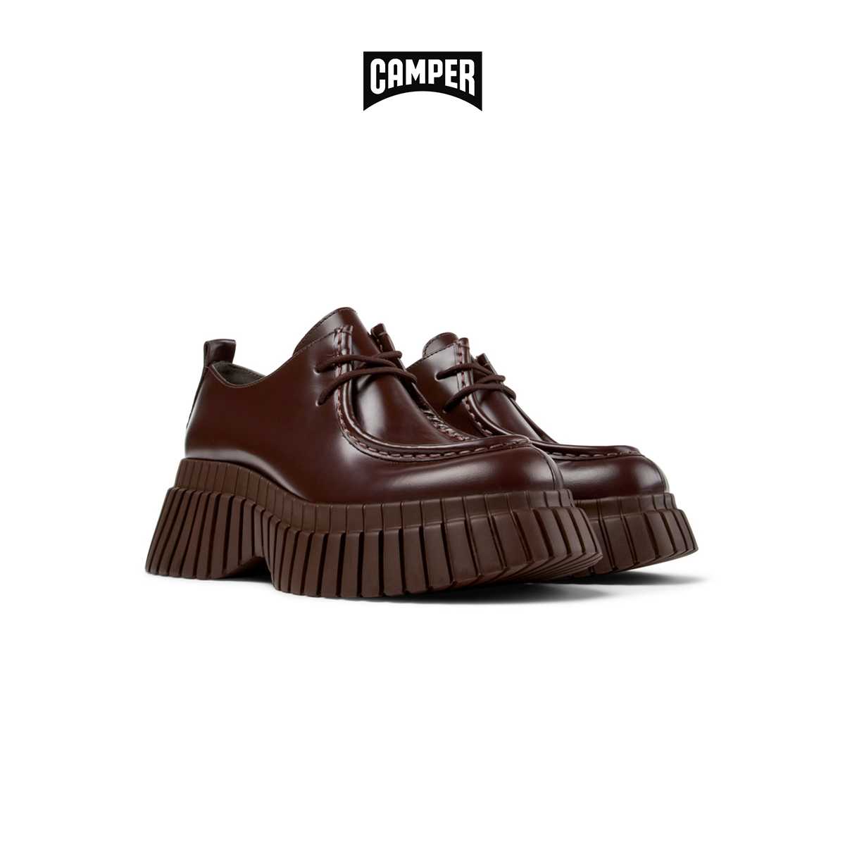 CAMPER รองเท้าส้นสูง ผู้หญิง รุ่น BCN สีน้ำตาล ( HEL -  K201678-003 )