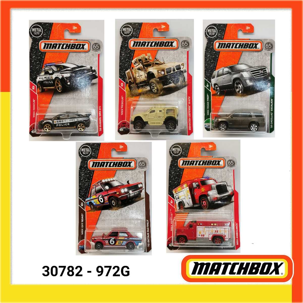 Matchbox Diecast asst (30782 - dash 972G)