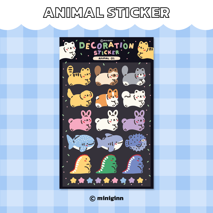 Animal sticker