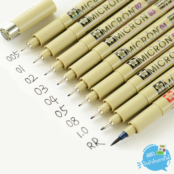 (1 ด้าม ) ปากกา Pigma Graphic และ Micron XSDK สีดำ / Sakura