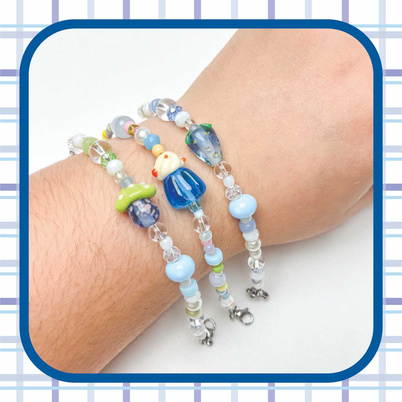 Murano Bracelet : collection Blue