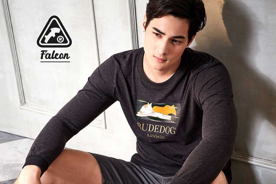 Sale  ล้างสต็อก  Rudedog เสื้อยืด แขนยาว  รุ่น Falcon