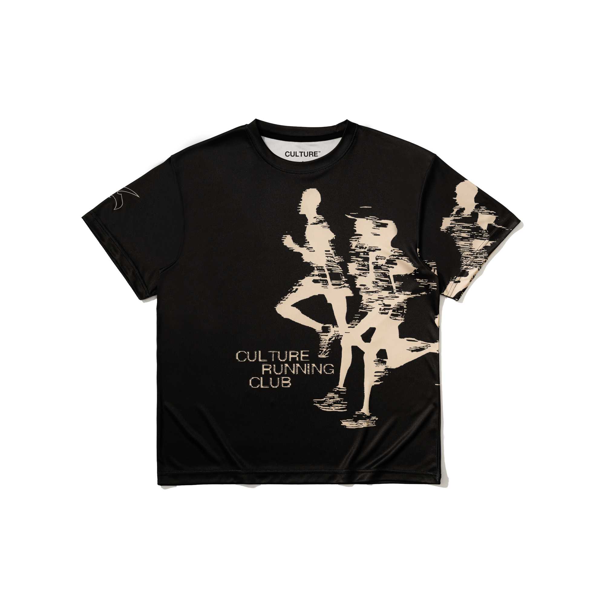 Culture Running Club Unity in Motion Running Shirt Black