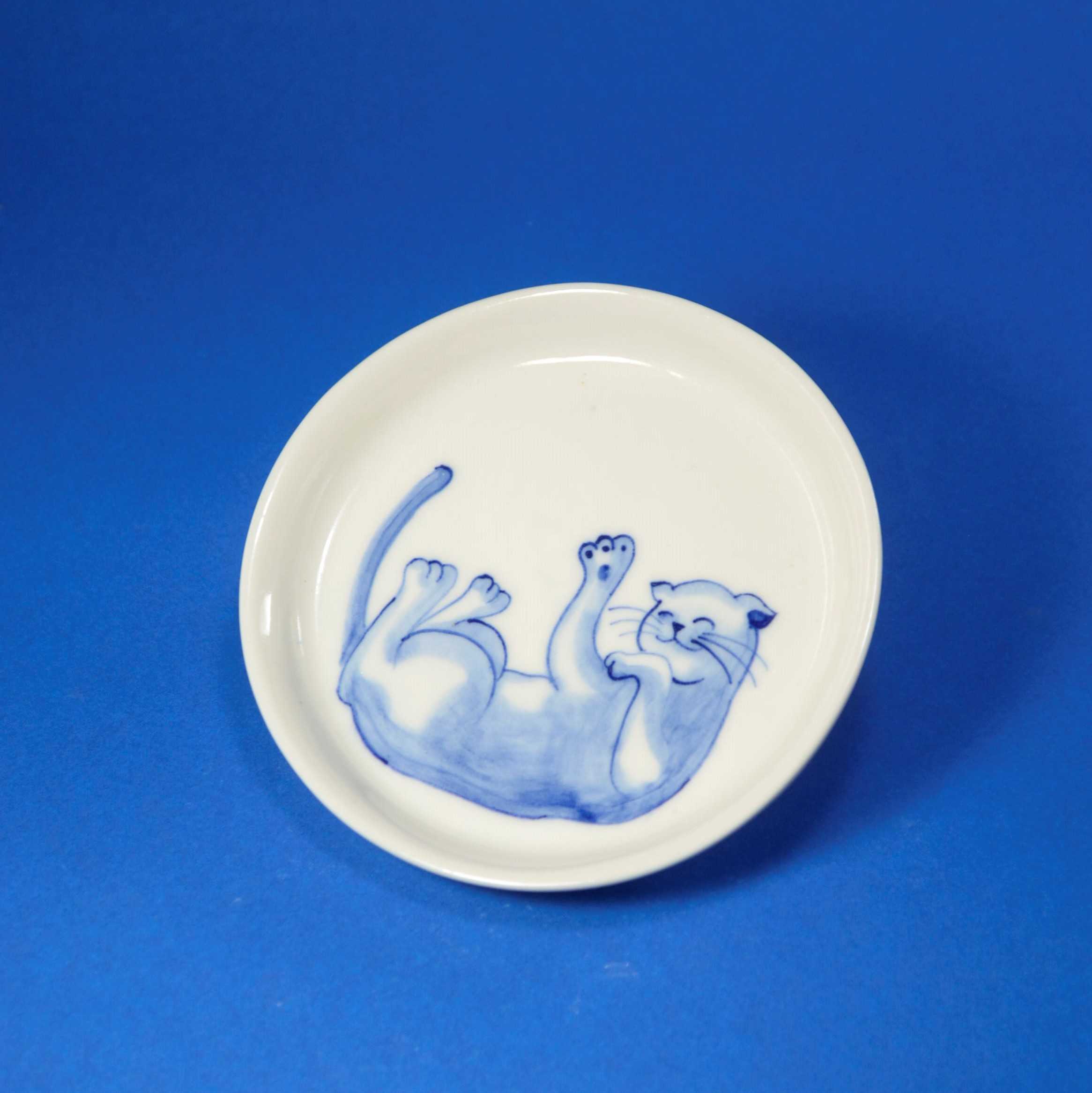 จานเล็กลายแมว 01