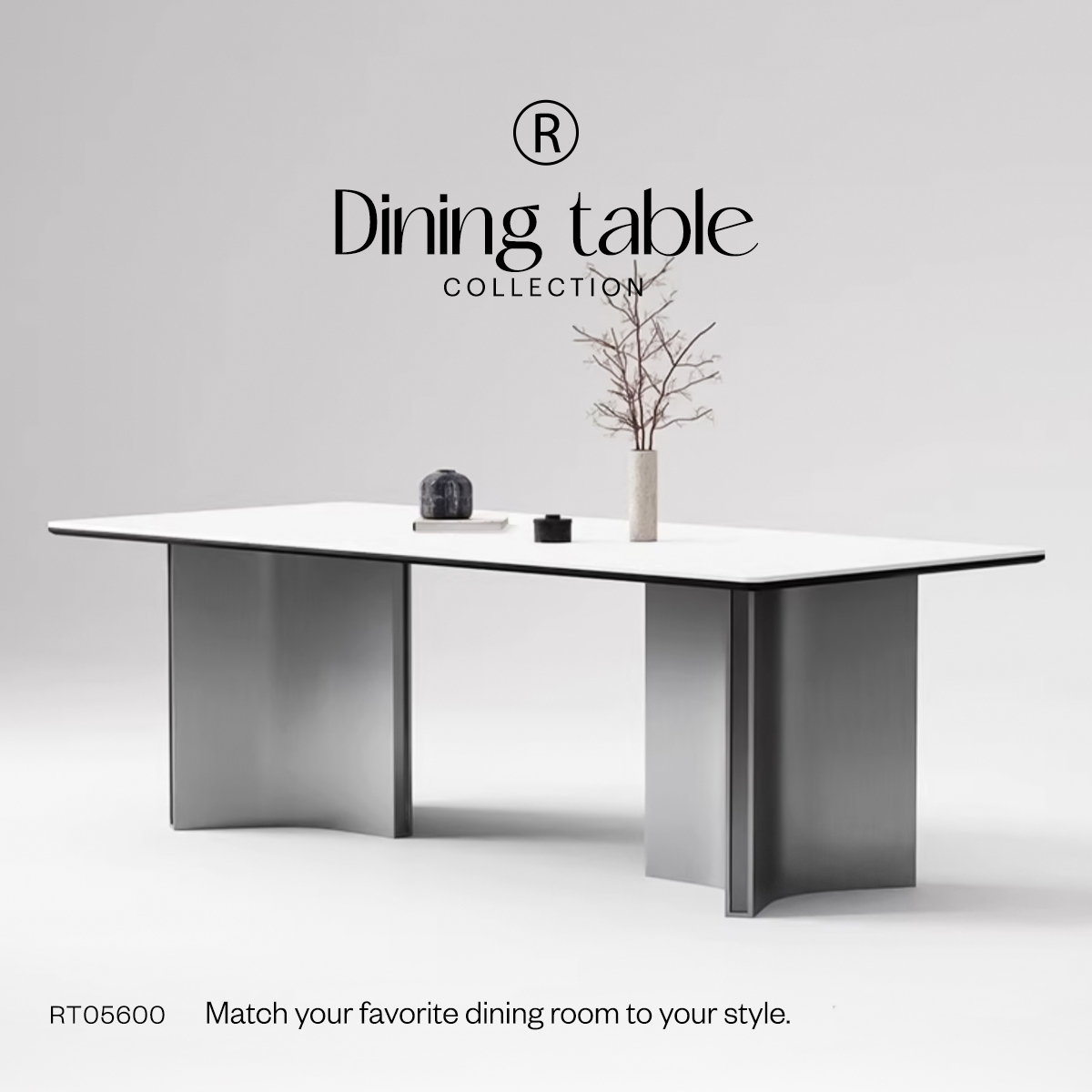 RT05600 โต๊ะอาหารพรีเมียม