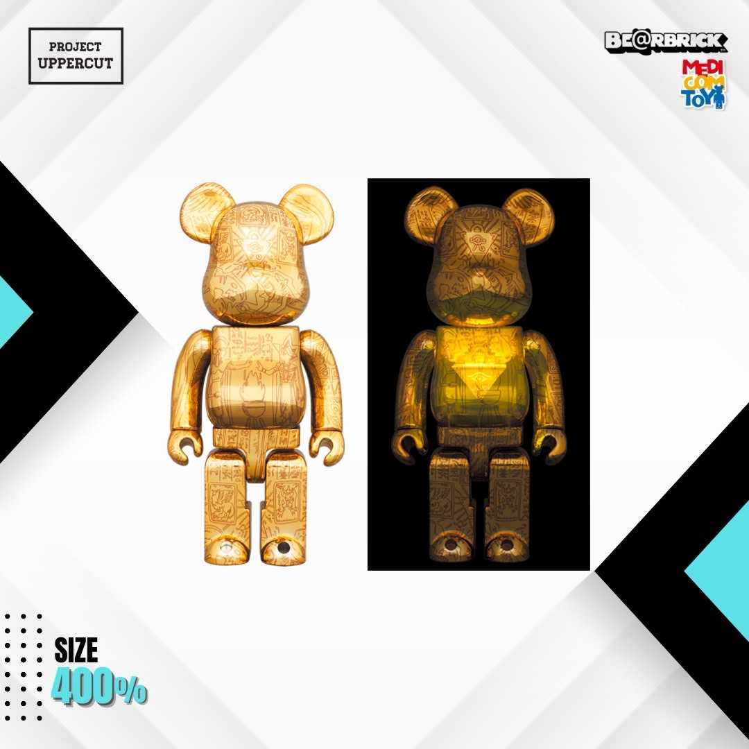 BE@RBRICK 400% Yu-Gi-Oh Duel Monsters - Millennium Puzzle (เปิดไฟได้) [New]