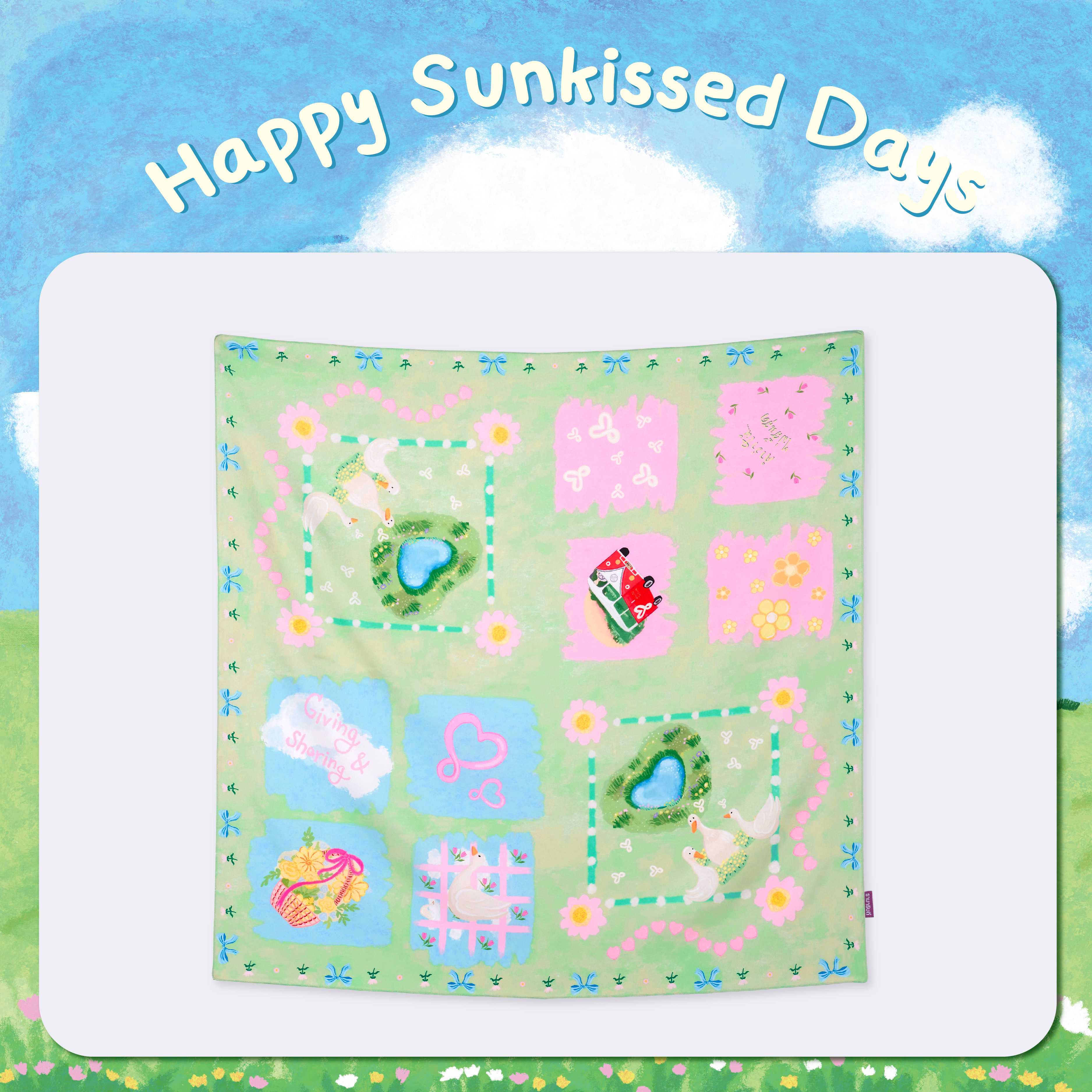 ผ้าพันคอ Happy Sunkissed Days