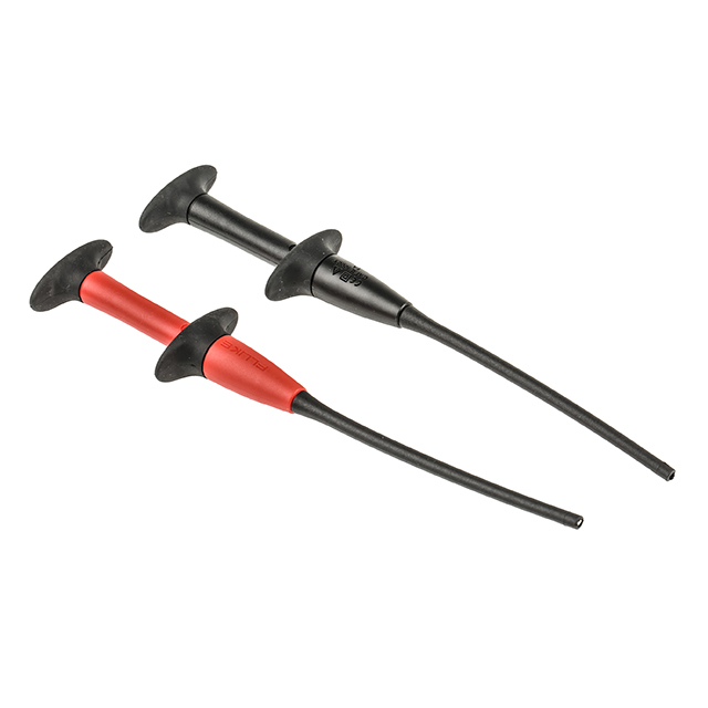 TM-Fluke Black, Red Grabber Clip with Pincers, 1A, 1kV