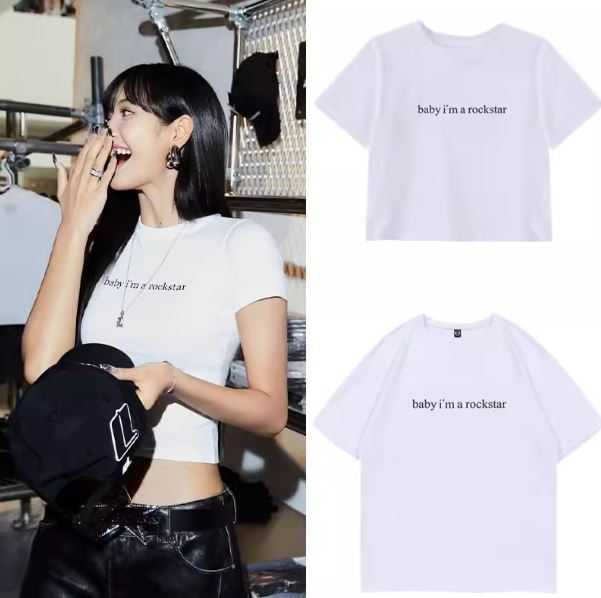 Pre-Order | เสื้อตามแบบ BlackPink LISA : baby i'm a rockstar
