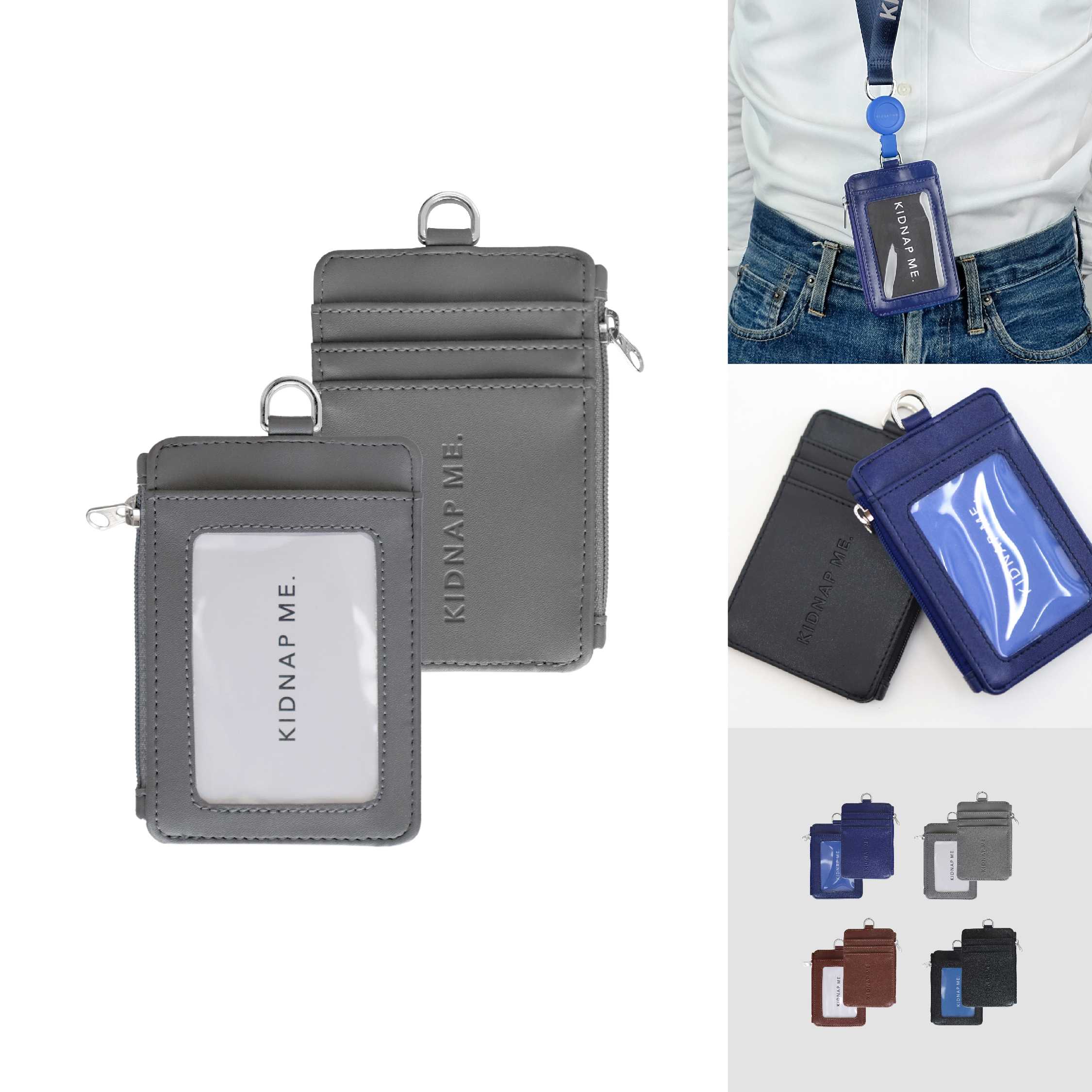CARD CASE ZIPPER | กระเป๋าใส่การ์ดแบบมีซิป (ไม่รวมสาย)