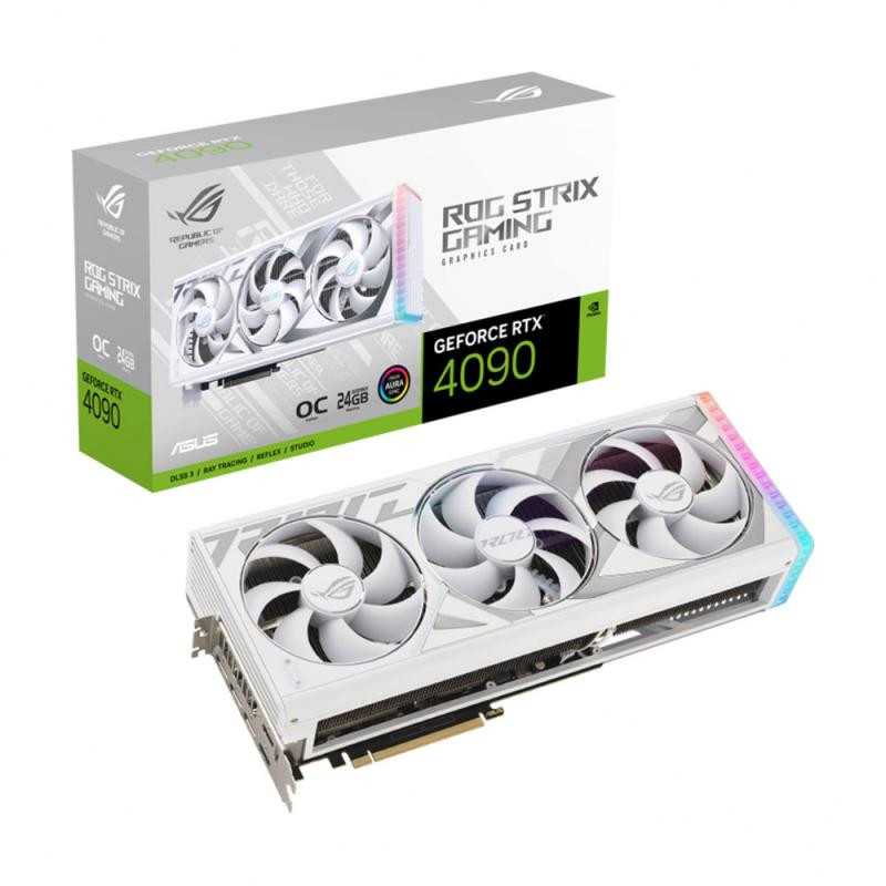 ASUS ROG STRIX GEFORCE RTX 4090 O24G GAMING WHITE - 24GB