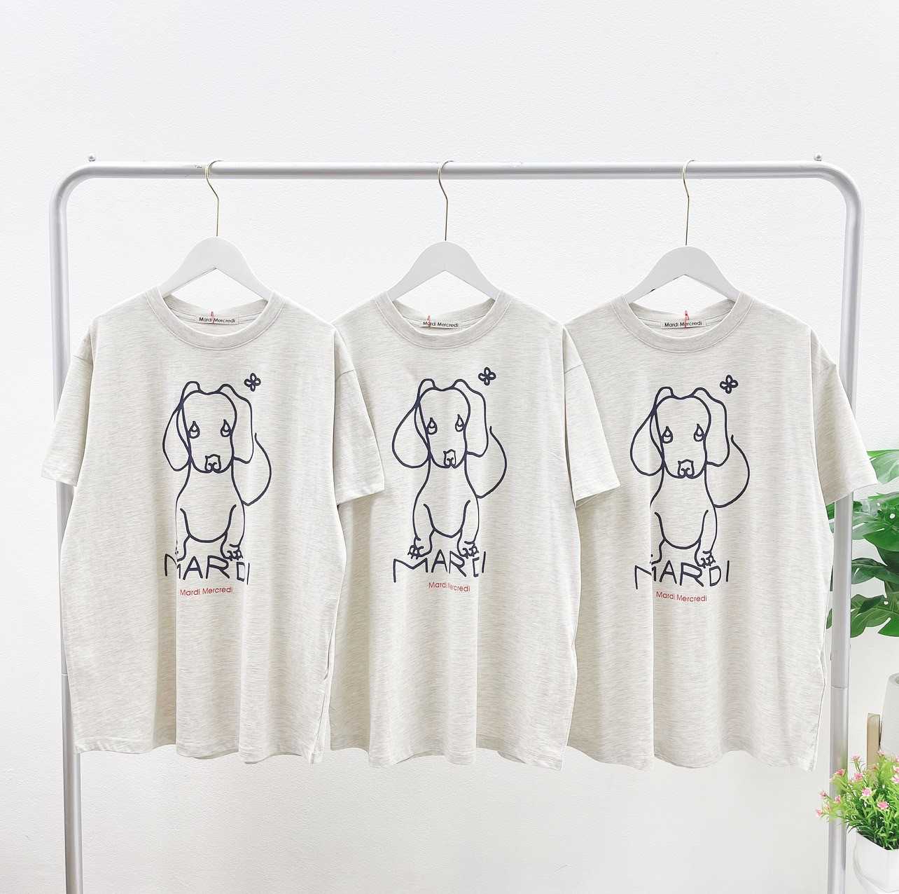 Mardi Ddanji  CH02 T-Shirt (Oatmeal/Navy)