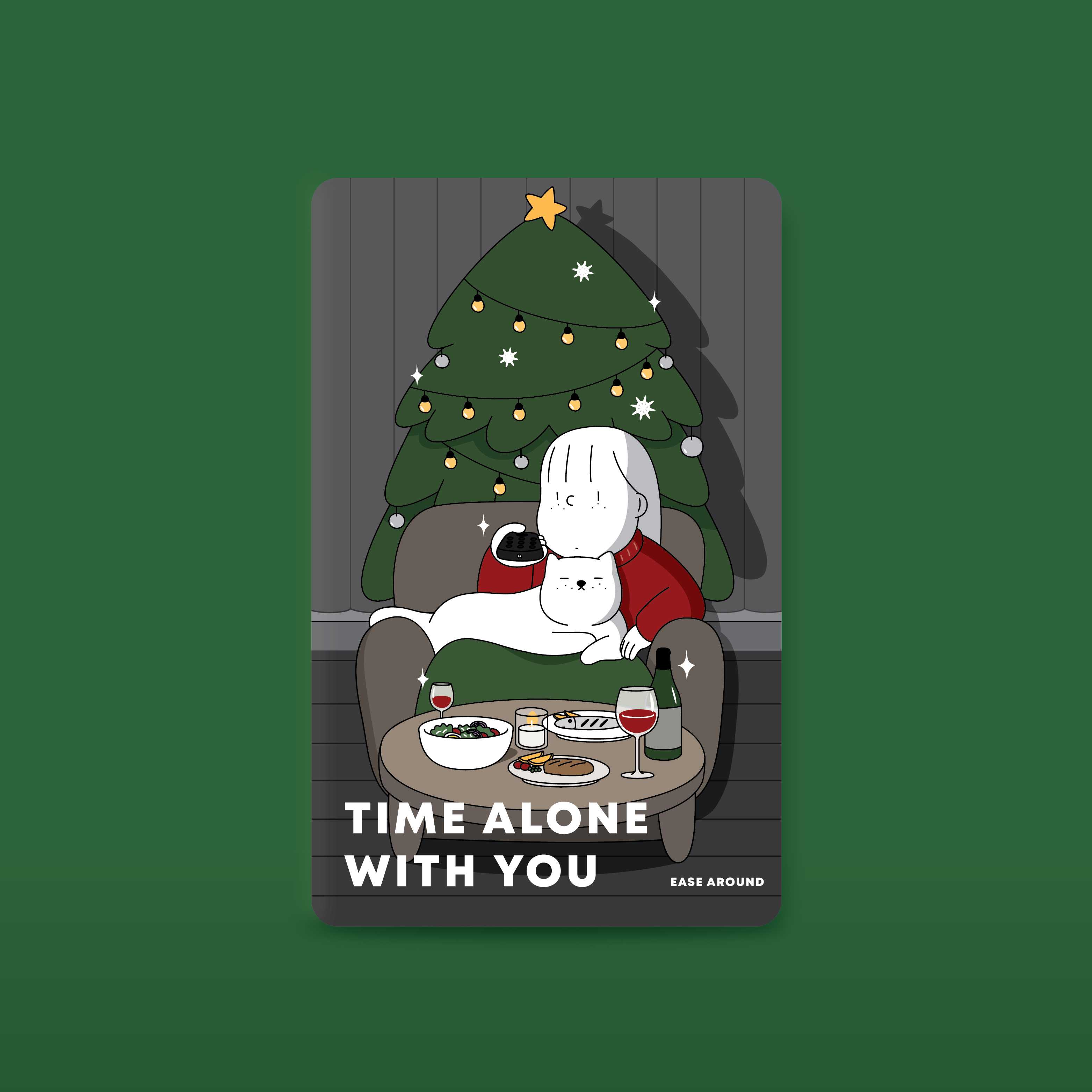 CARD STICKER - TIME ALONE WITH YOU