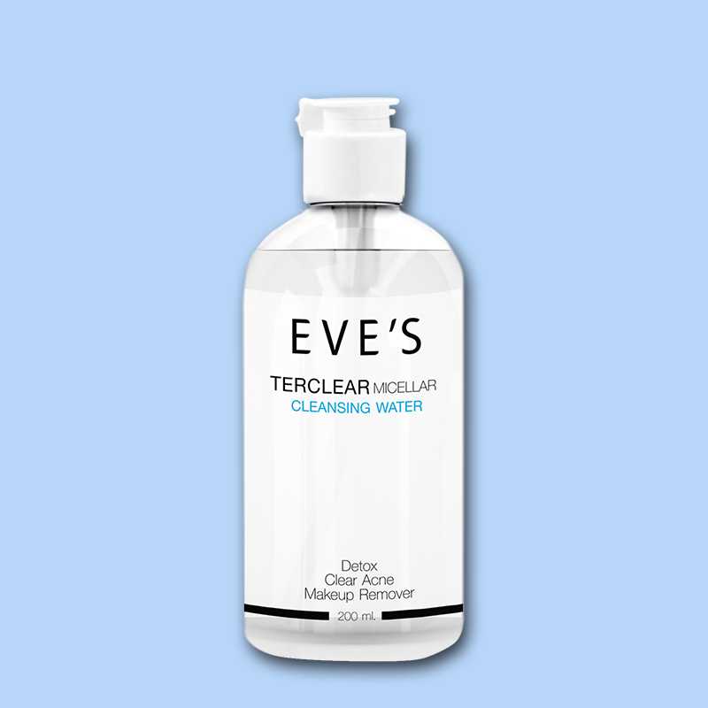 คลีนซิ่งละลายเครื่องสำอาง สิ่งสกปรกและไขมันอุดตันที่ก่อให้เกิดสิว TER CLEAR MICELLAR CLEANSING WATER