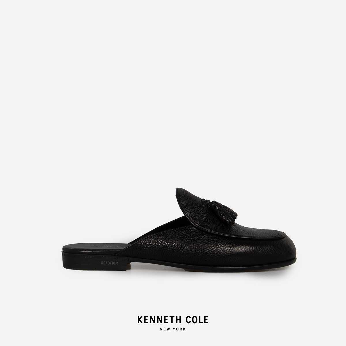 KENNETH COLE รองเท้าลำลองผู้ชายรุ่น HAYDEN MULE BLACK สีดำ ( CAS - RS41072LE-001 )