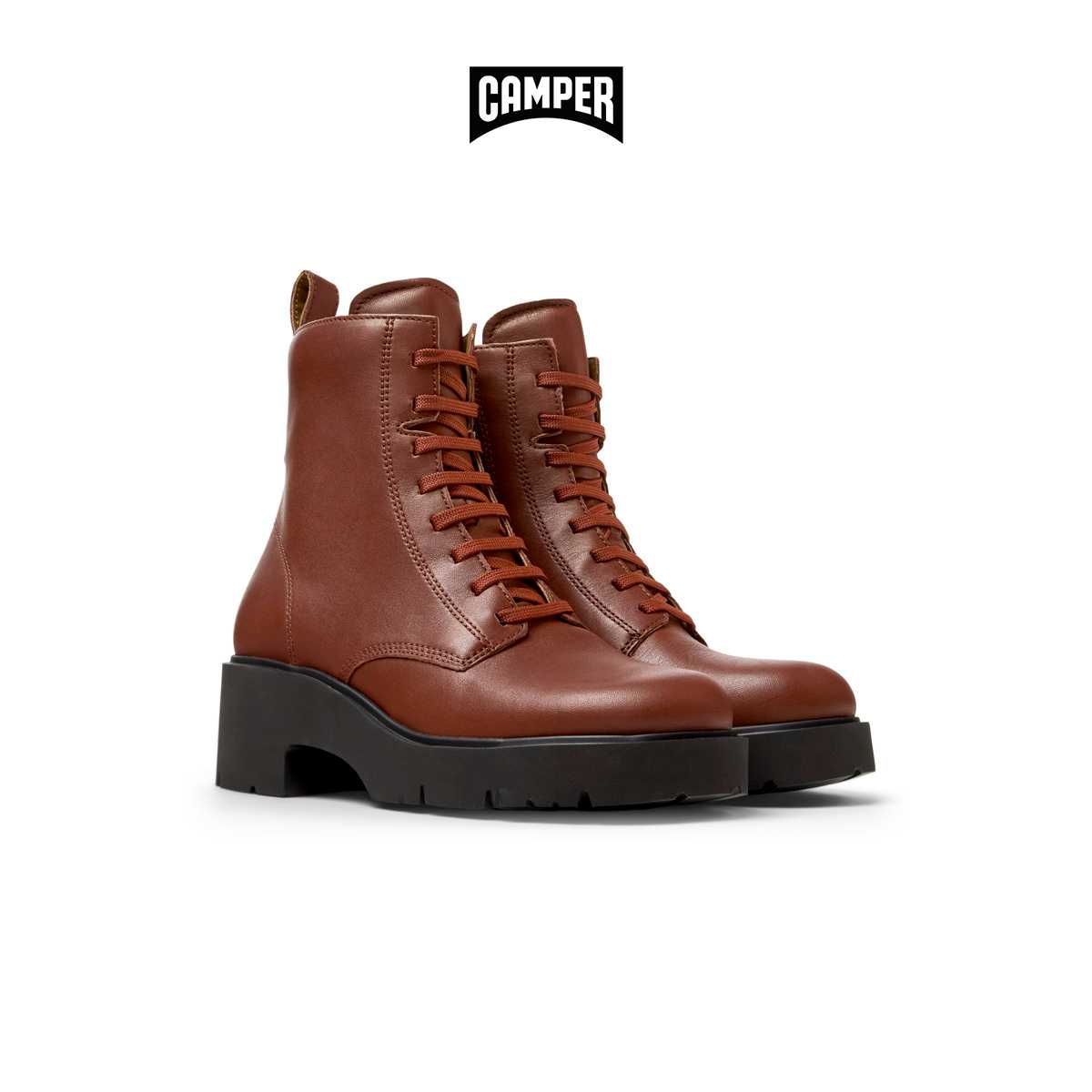 CAMPER รองเท้าบูท ผู้หญิง รุ่น Milah สีแดง ( BOT -  K400577-011 )