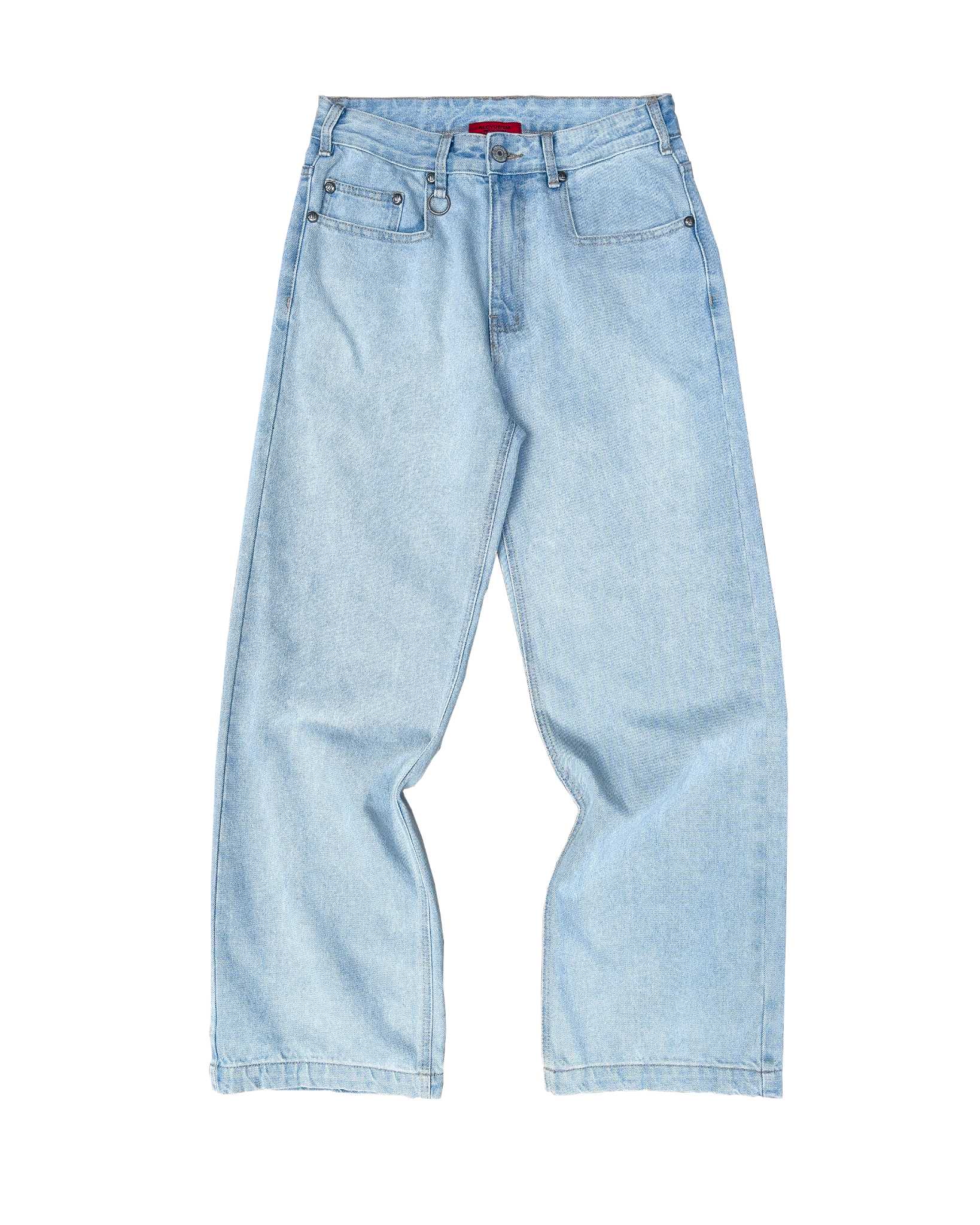 ALCYUS - RIVET SIGNATURE PANTS (Light blue)