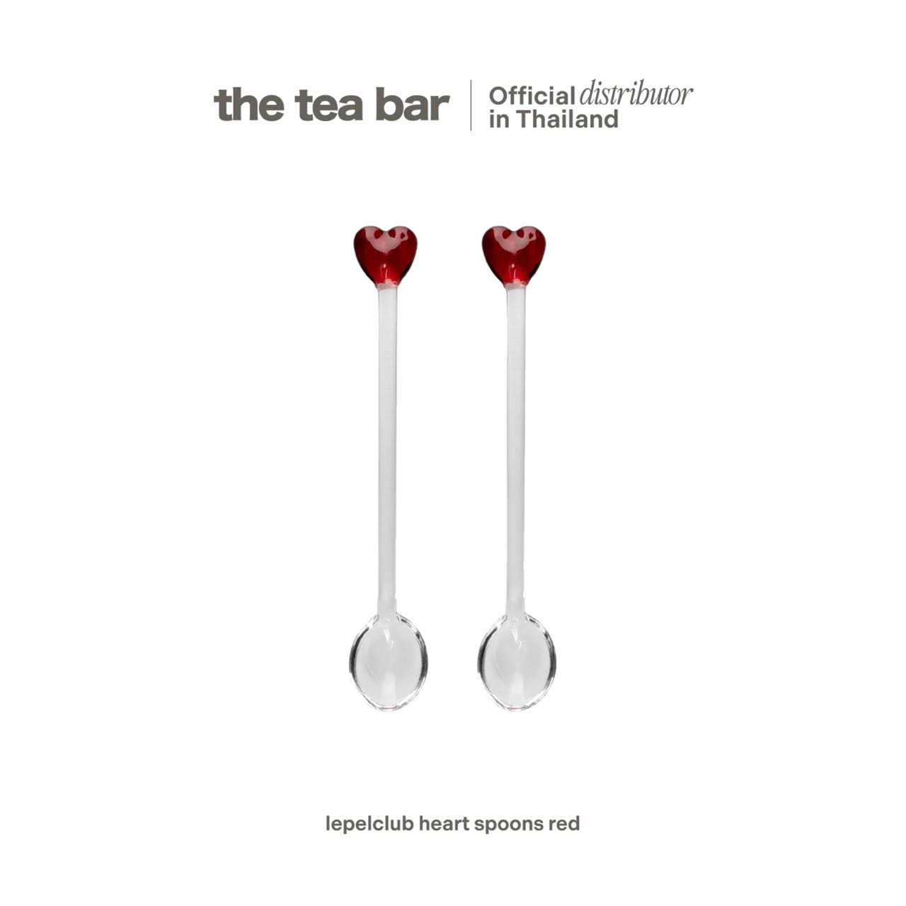 LEPELCLUB heart spoons red