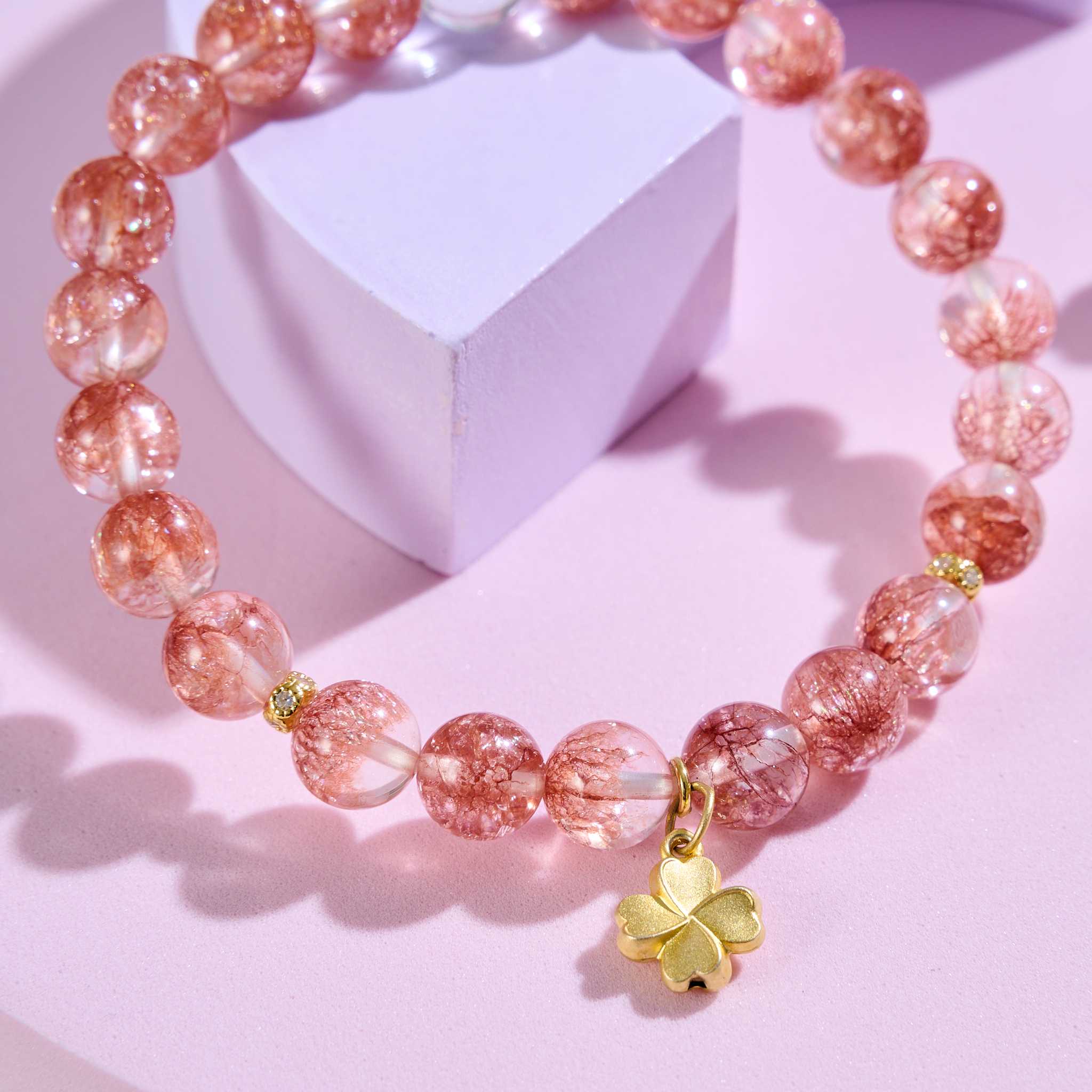 กำไลหินเสริม โฟกัส อารมณ์ดี ไม่วีนไม่เหวี่ยงง่าย Tangerine quartz 🍊