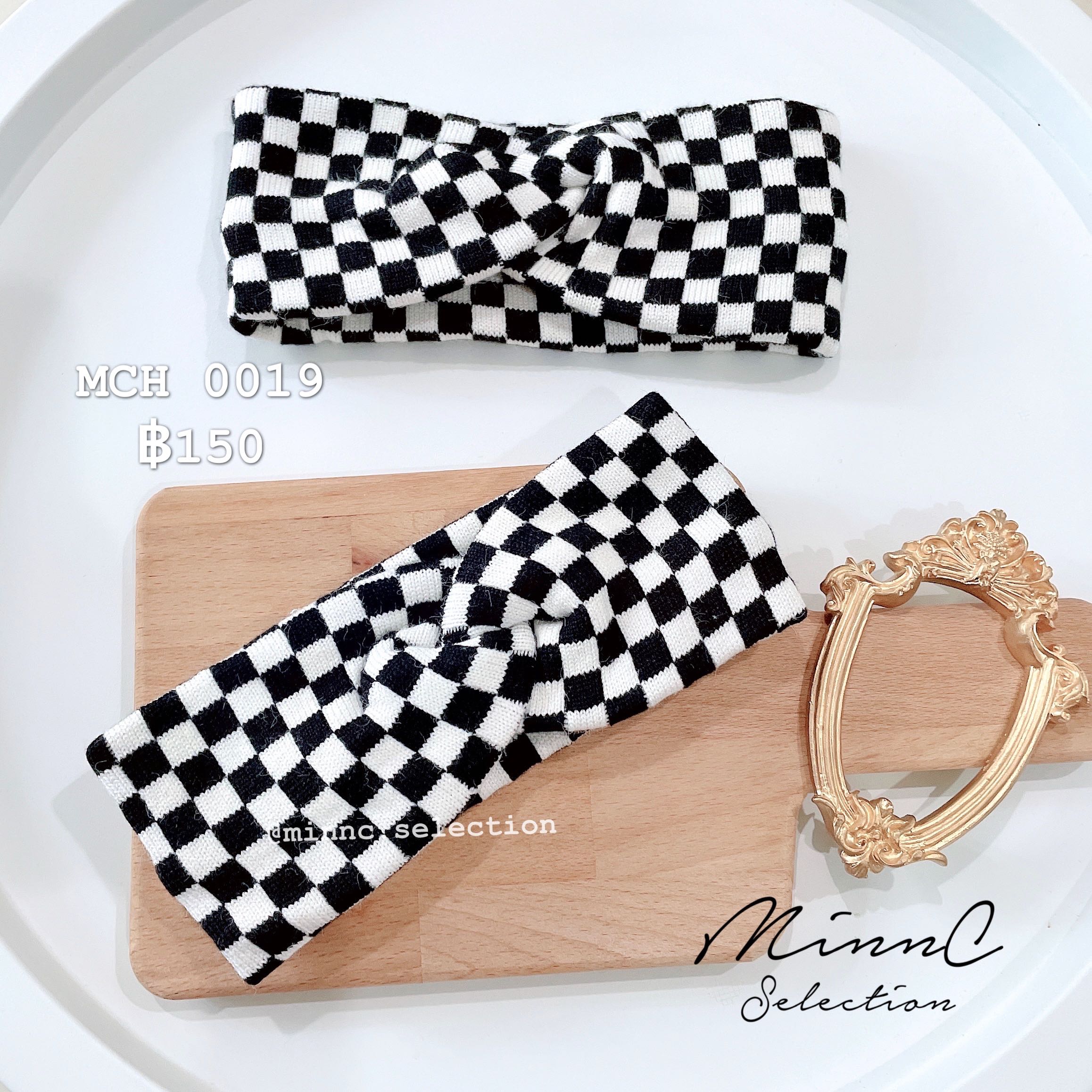 🏁Checkered Head Band : MCH 0019