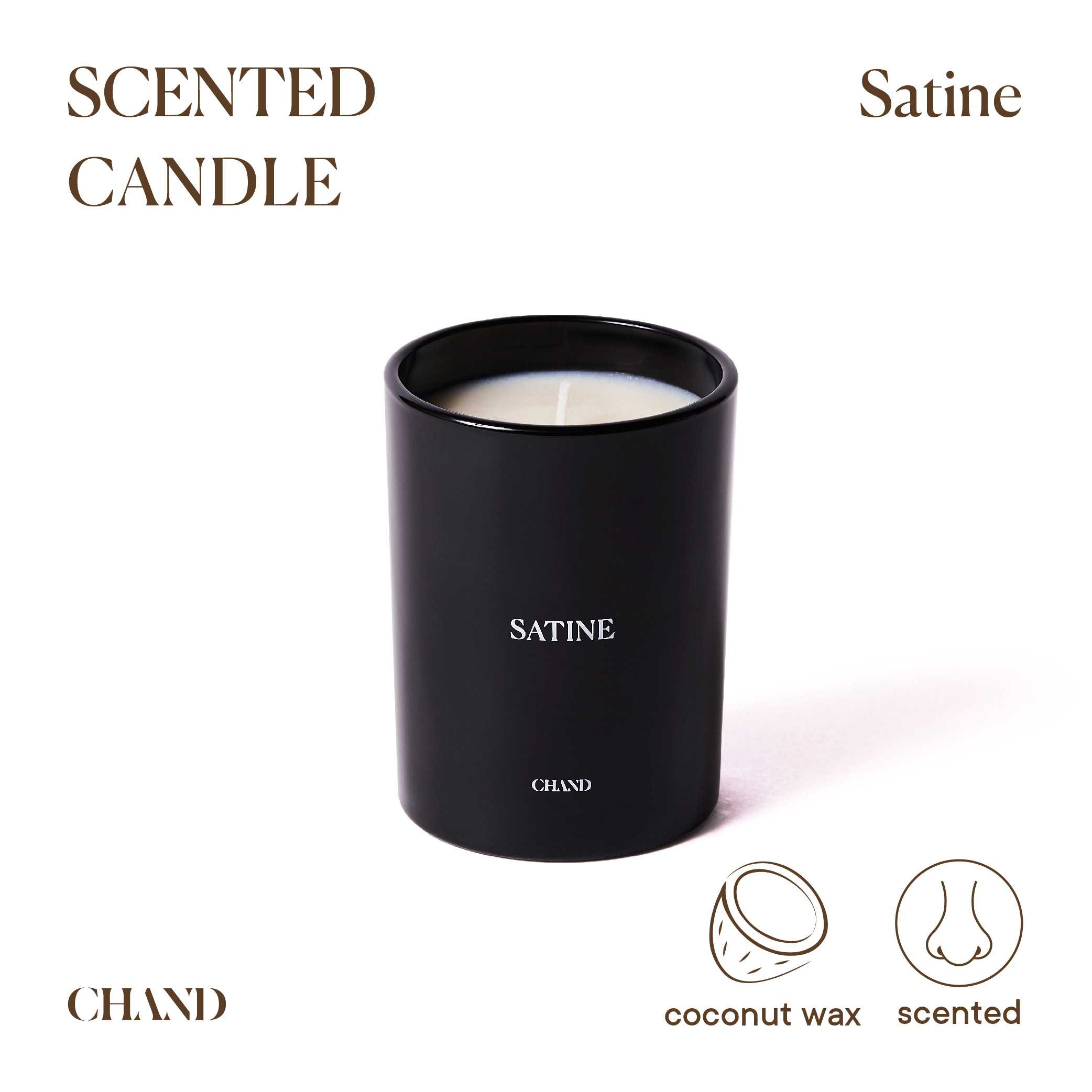 Satine Scented Coconut Wax Candle