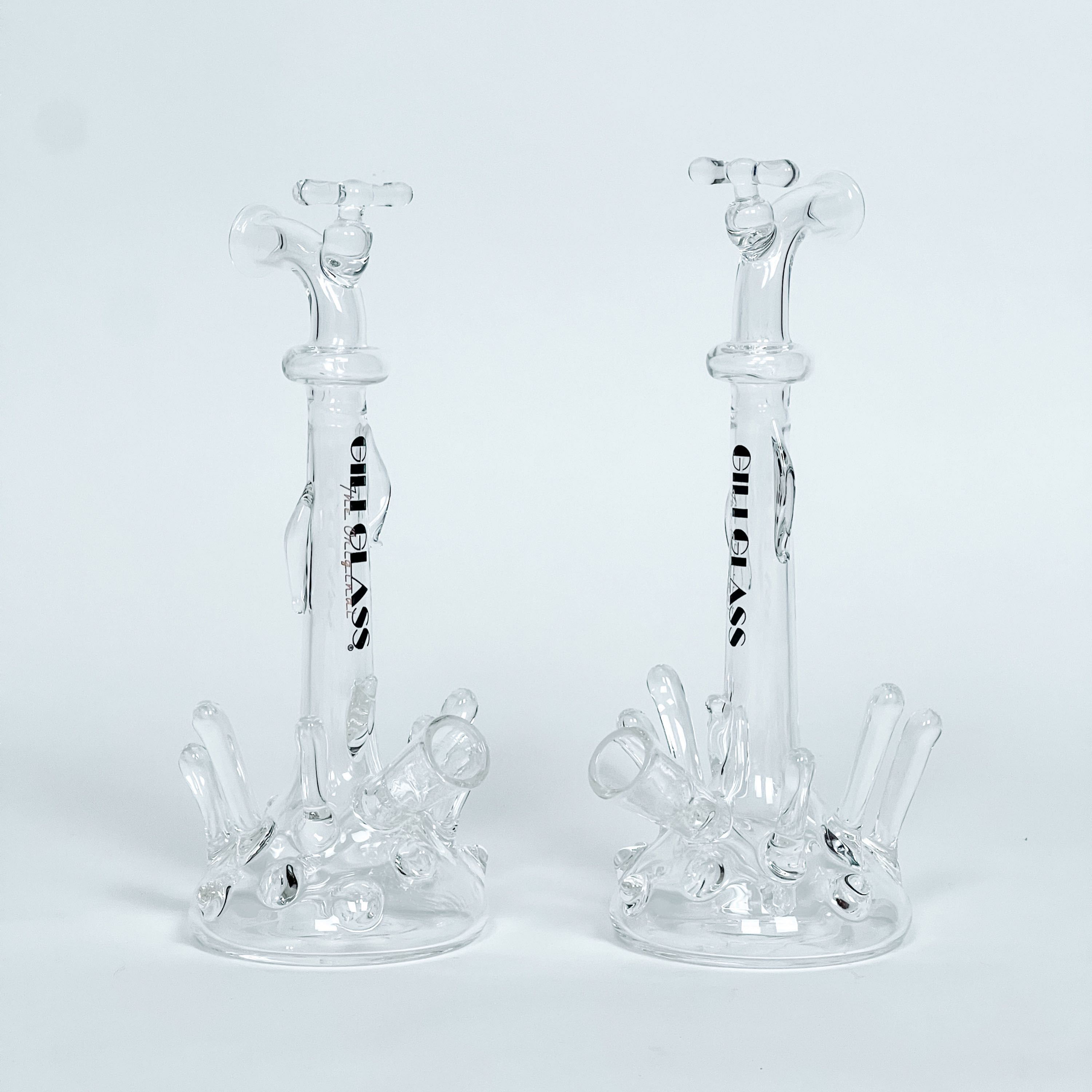 Gili Glass-The Tap Frosted Water Splash Bong l 20 cm
