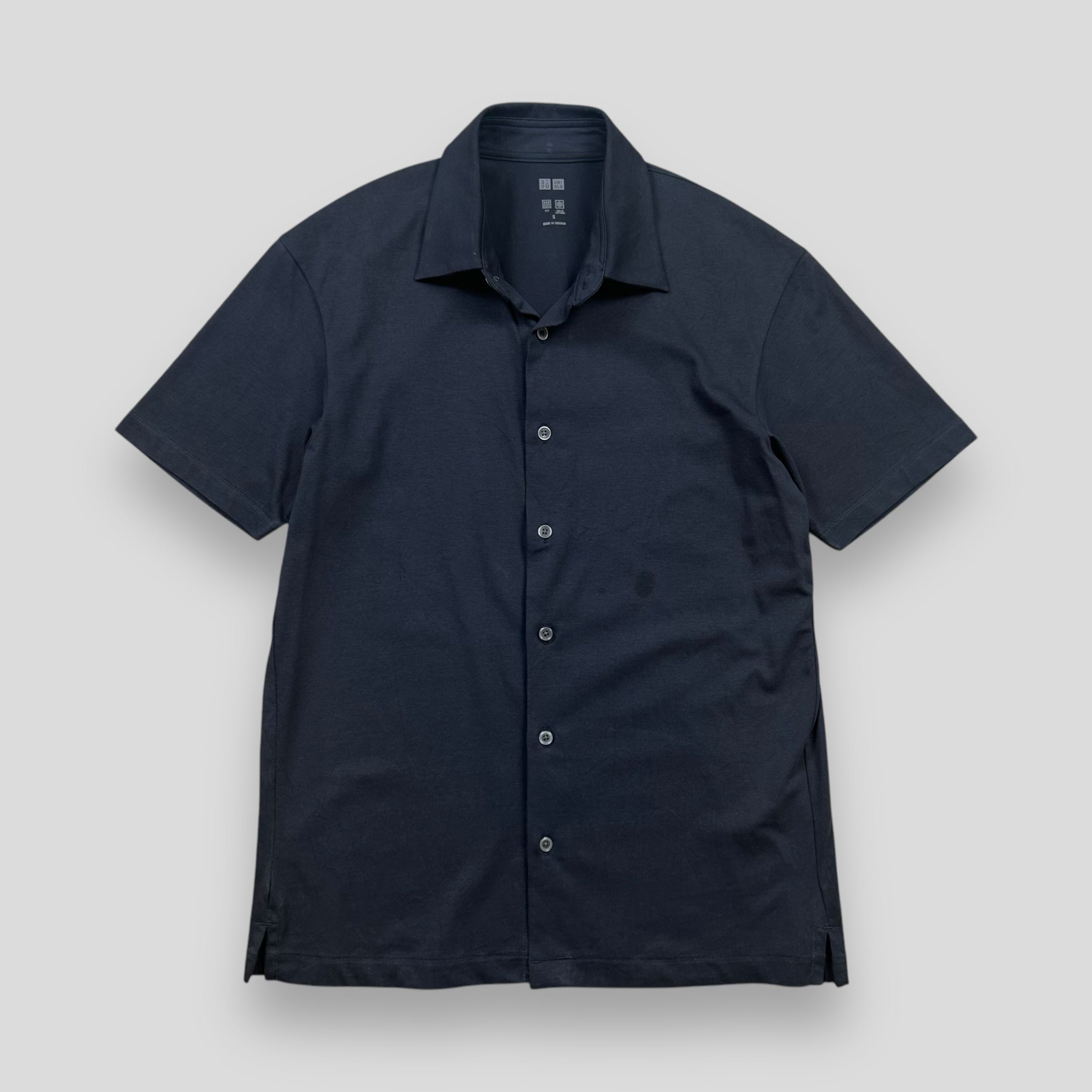 UNIQLO AIRISM FULL OPEN POLO SHIRT 