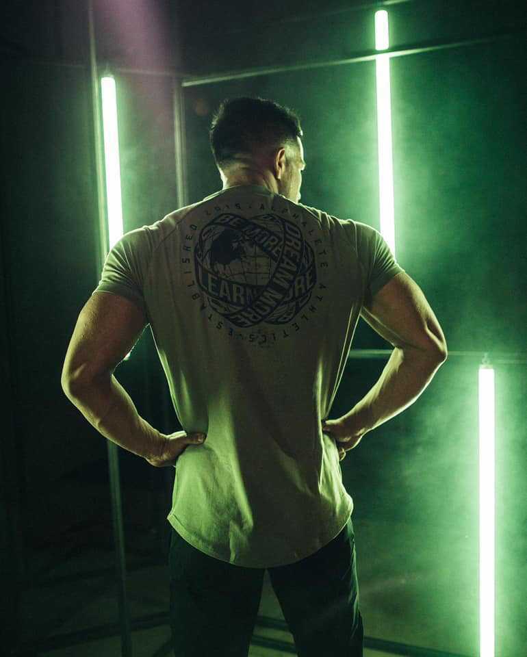 เสื้อแขนสั้น ALPHALETE #11 / ผ้าคอตตอนยืด ใส่ออกกำลังกาย ผ้านิ่มใส่สบาย ระบายอากาศได้ดี