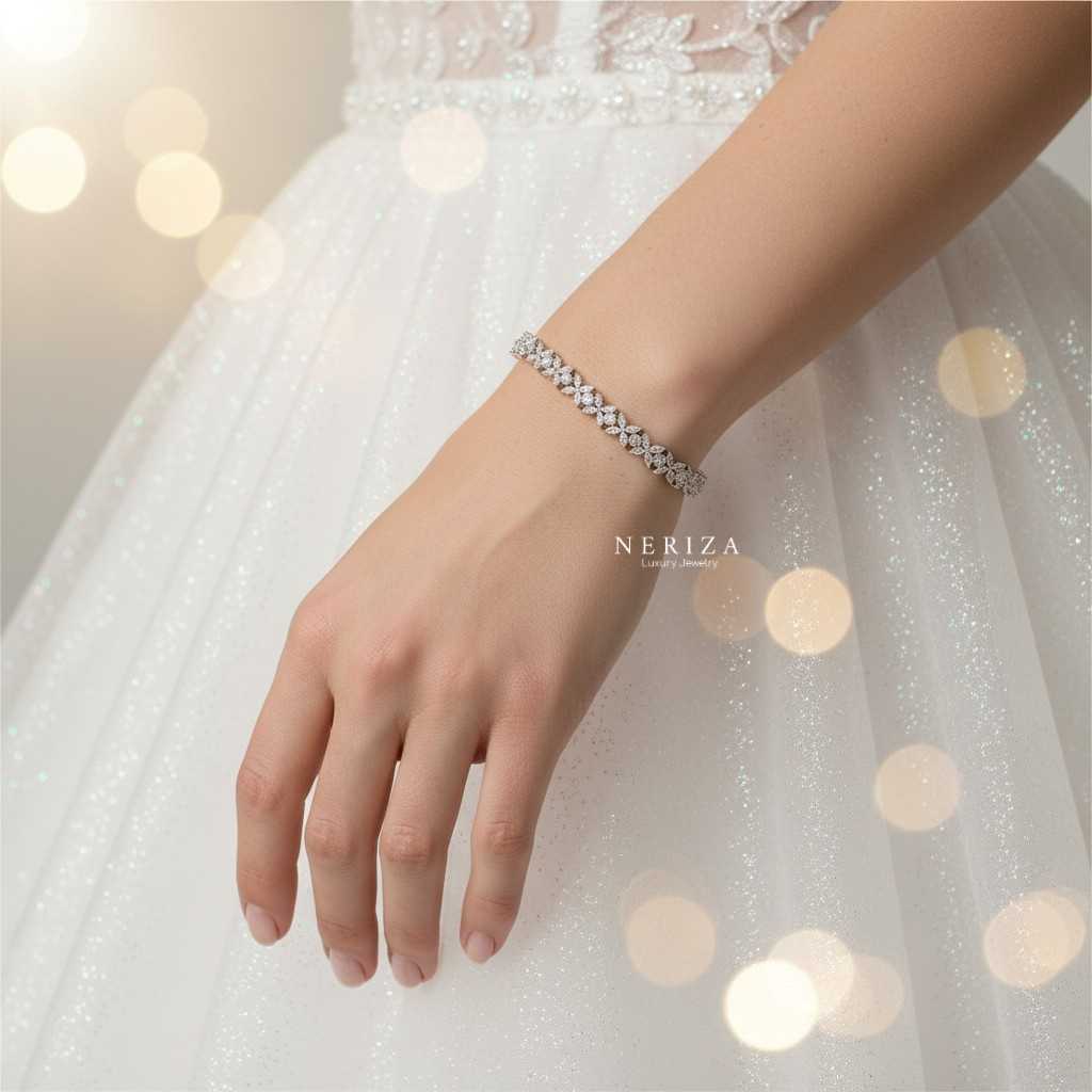 ข้อมือเพชรสงเคราะห์เกรดพรีเมี่ยม รหัส NB007