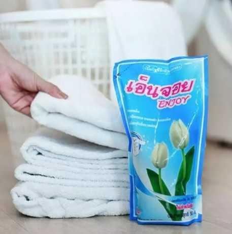 เอ็นจอย น้ำยาซักผ้าสูตรอ่อนโยน 500 มล./ถุง