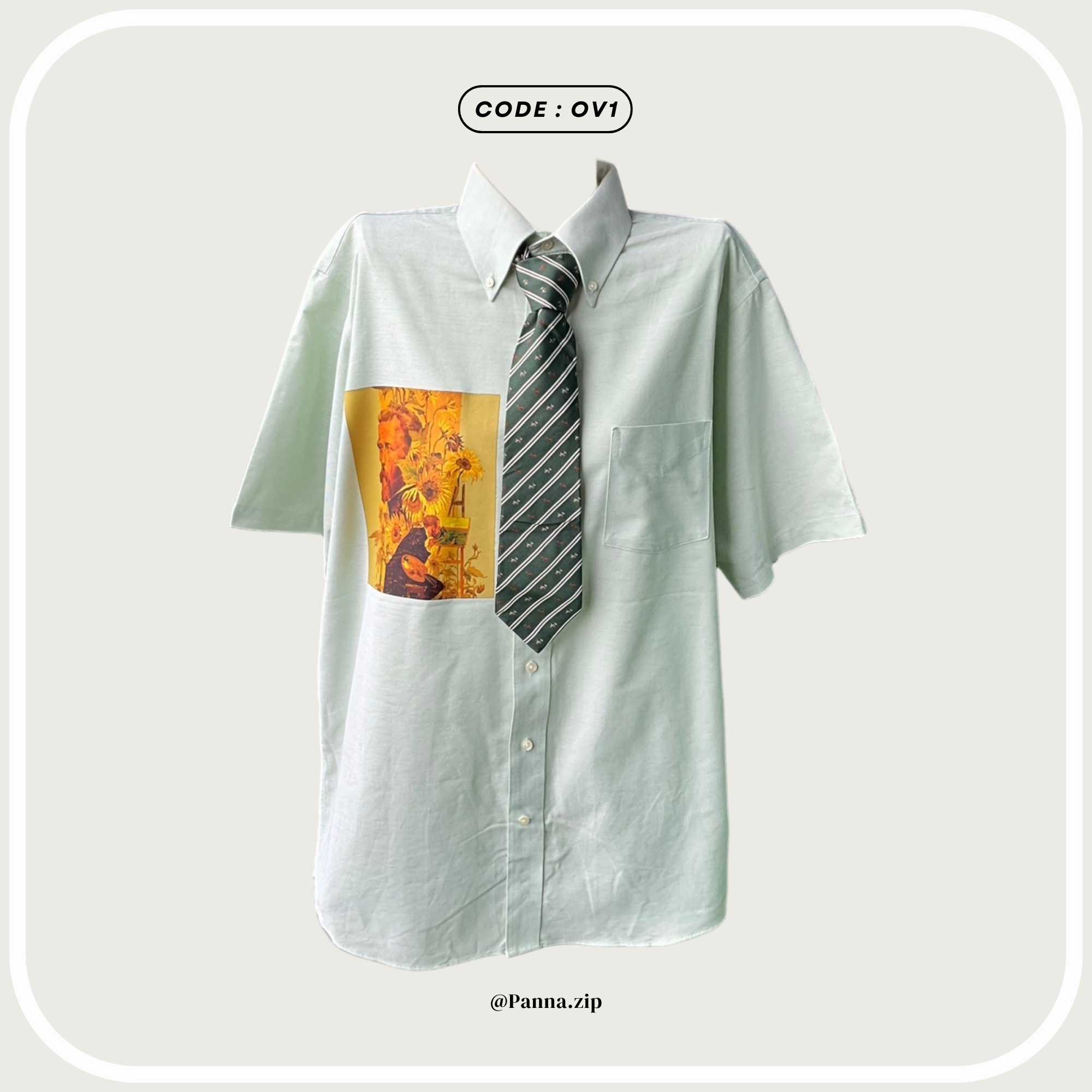 OV1 : Shirt oversize + Necktie