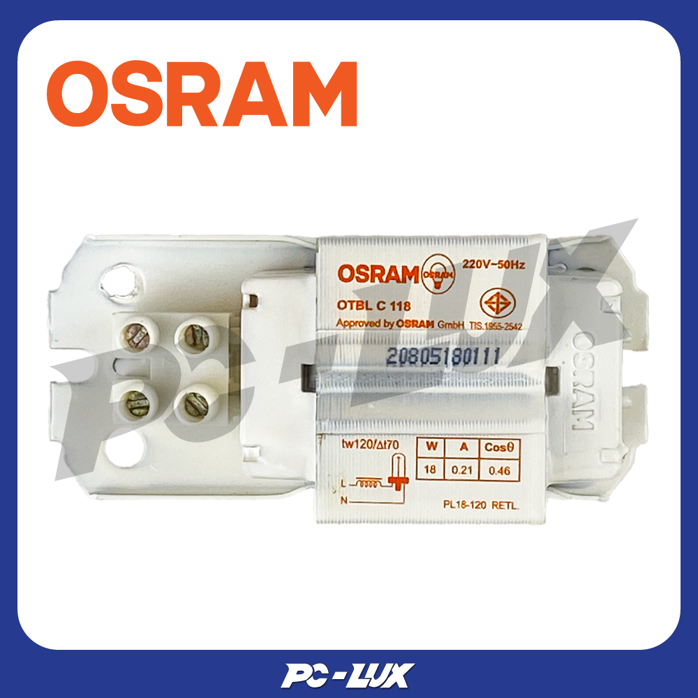 OSRAM บัลลาสต์ Ballast OTBL C 118 220V-50Hz