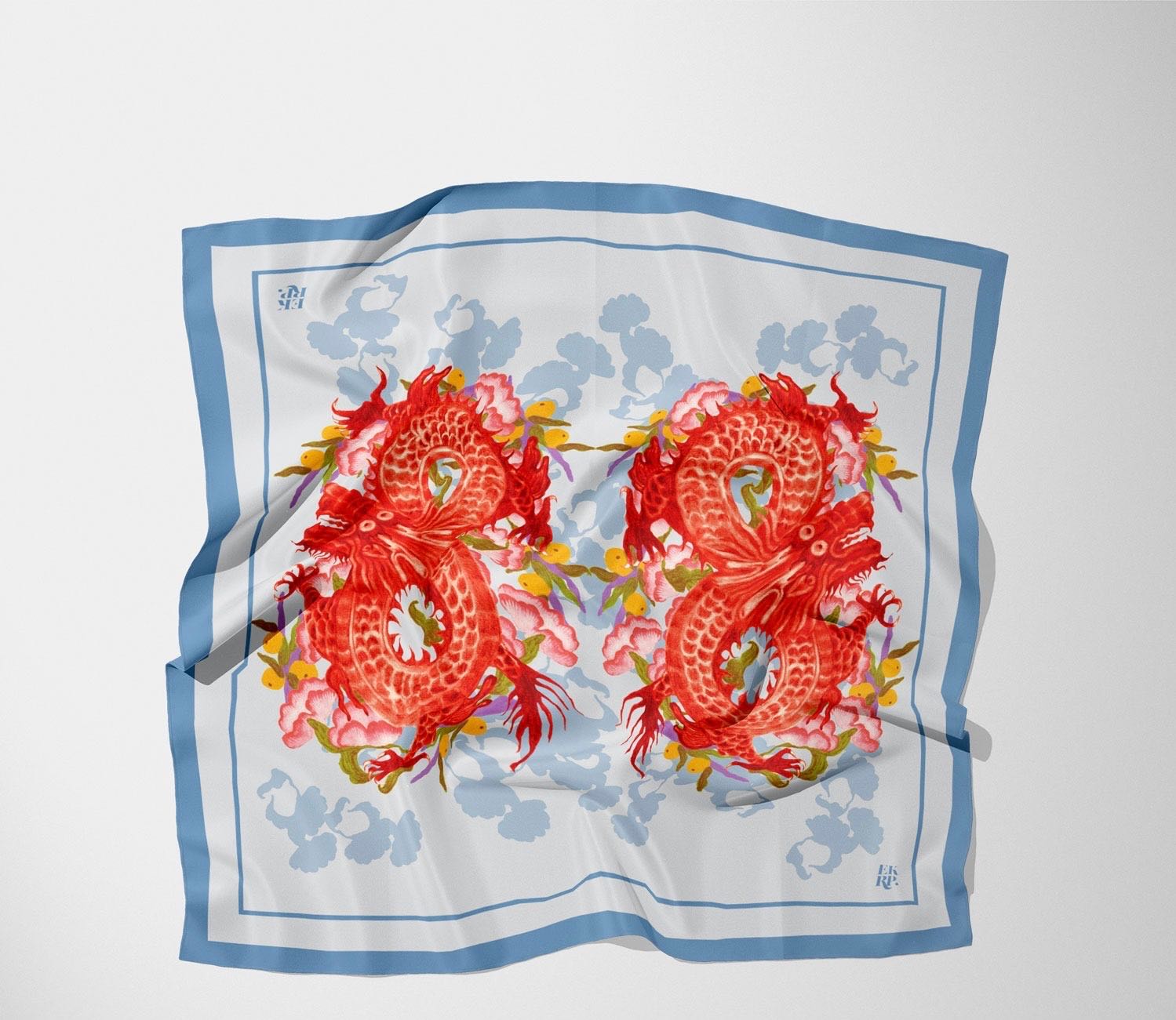 Scarf ลาย Lucky Dragon