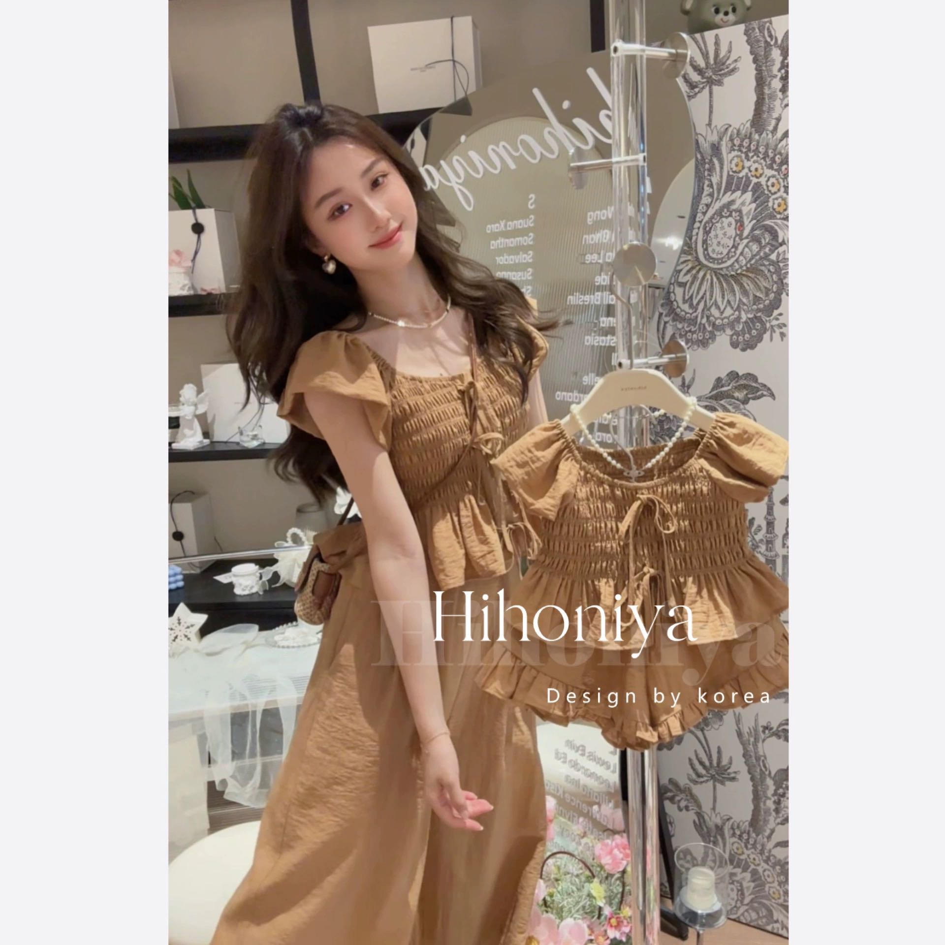 Pre order 10-14วัน ชุดคู่แม่-ลูก เสื้อพร้อมกางเกง