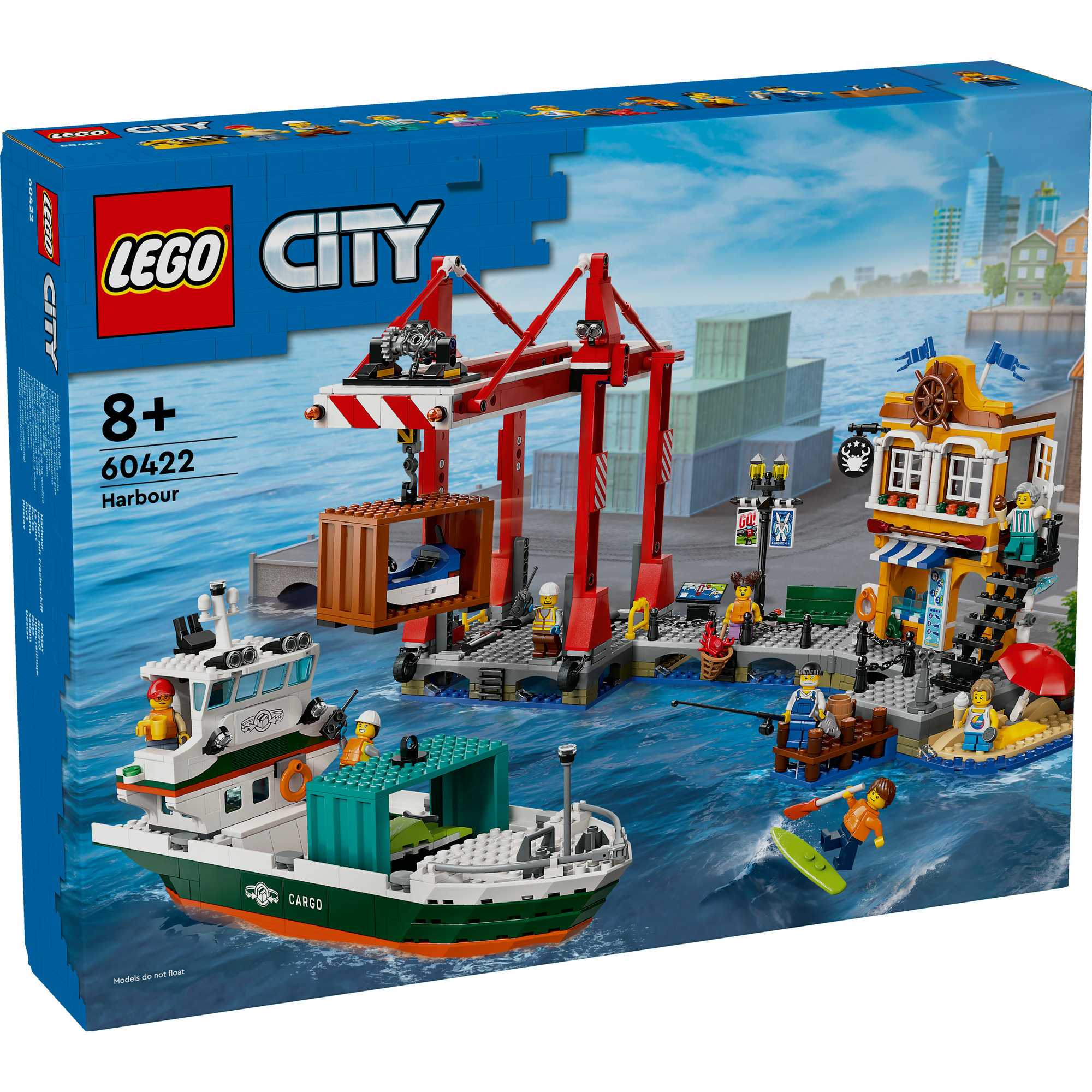 LEGO 60422 Seaside Harbor with Cargo Ship V29