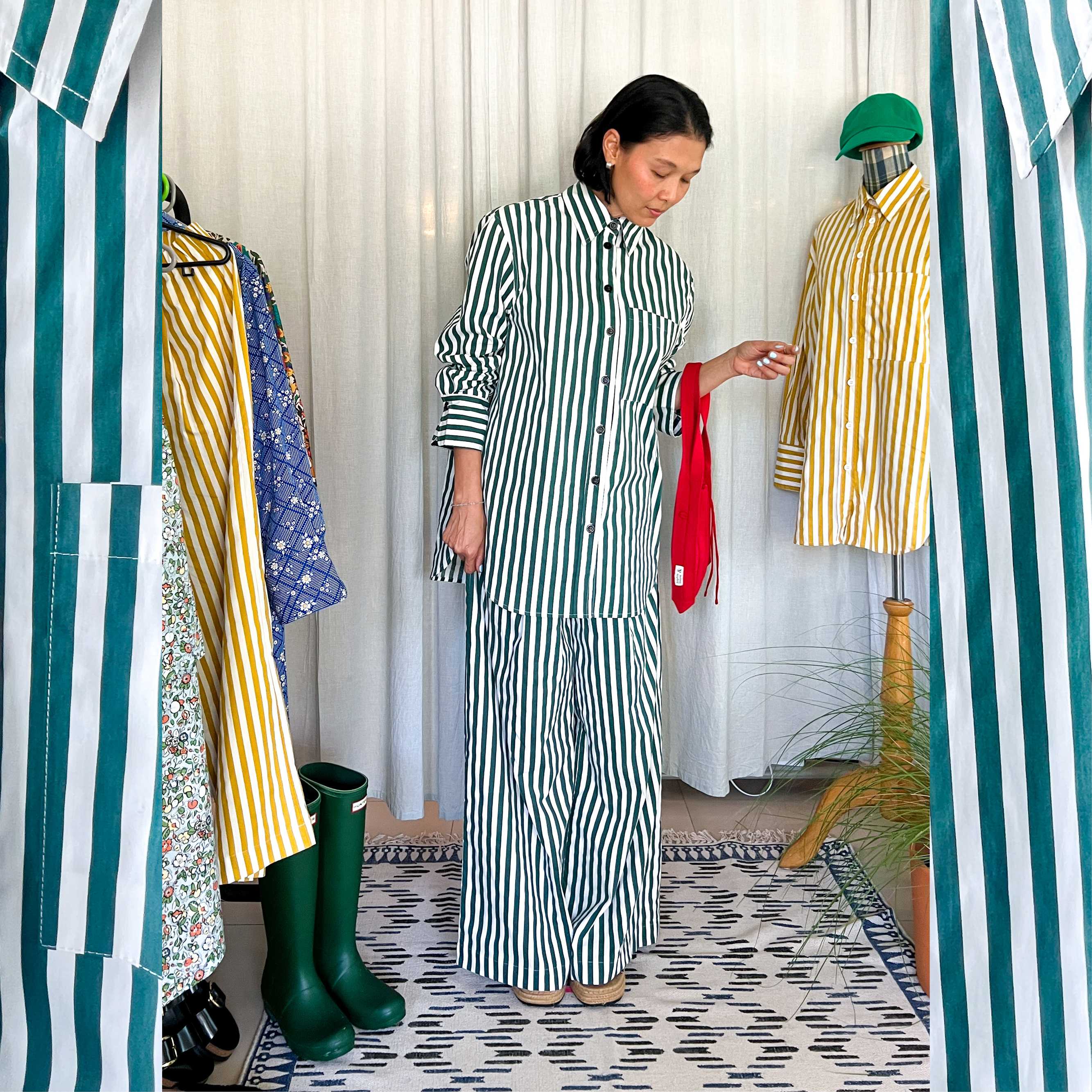 Wild Spirit Series - green stripes