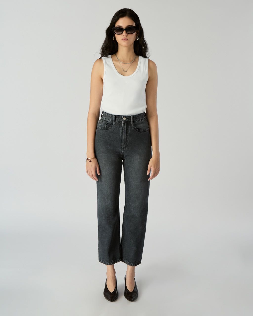 AMR DE SAISON ( AIMER ) - High Rise Straight Fit Jeans