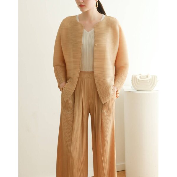 2MUAY รุ่น GJO1095 เสื้อคลุมผู้หญิง เสื้อคลุมพลีทคุณภาพ 9สี FREE SIZE CLASSY PLEAT CARDIGAN