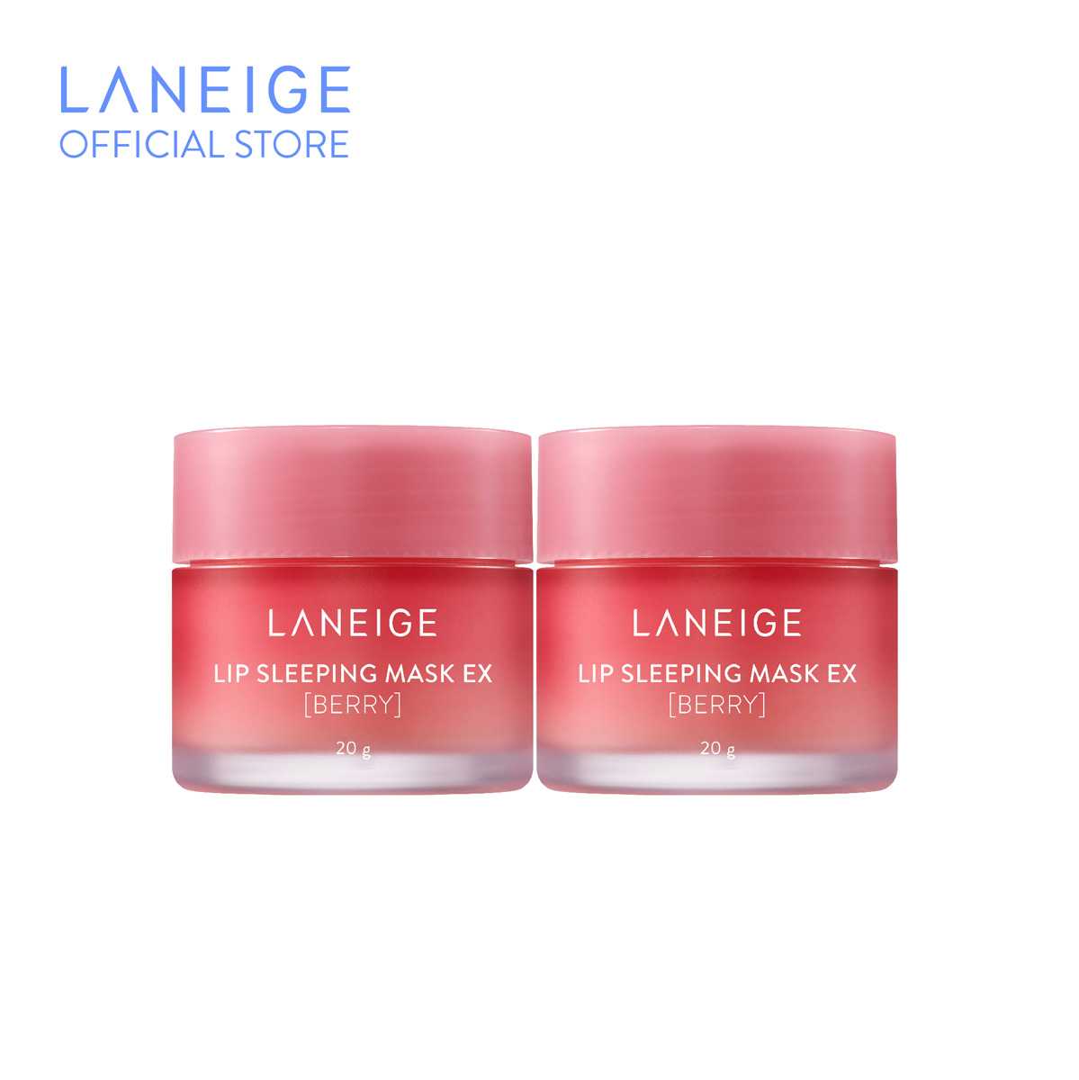 Lip Sleeping Mask 20 g (Berry) x2 Duo Set