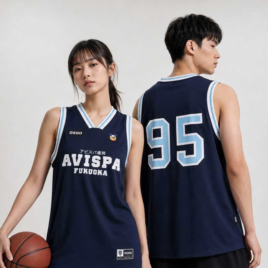 AE302 เสื้อแขนกุด สีน้ำเงิน