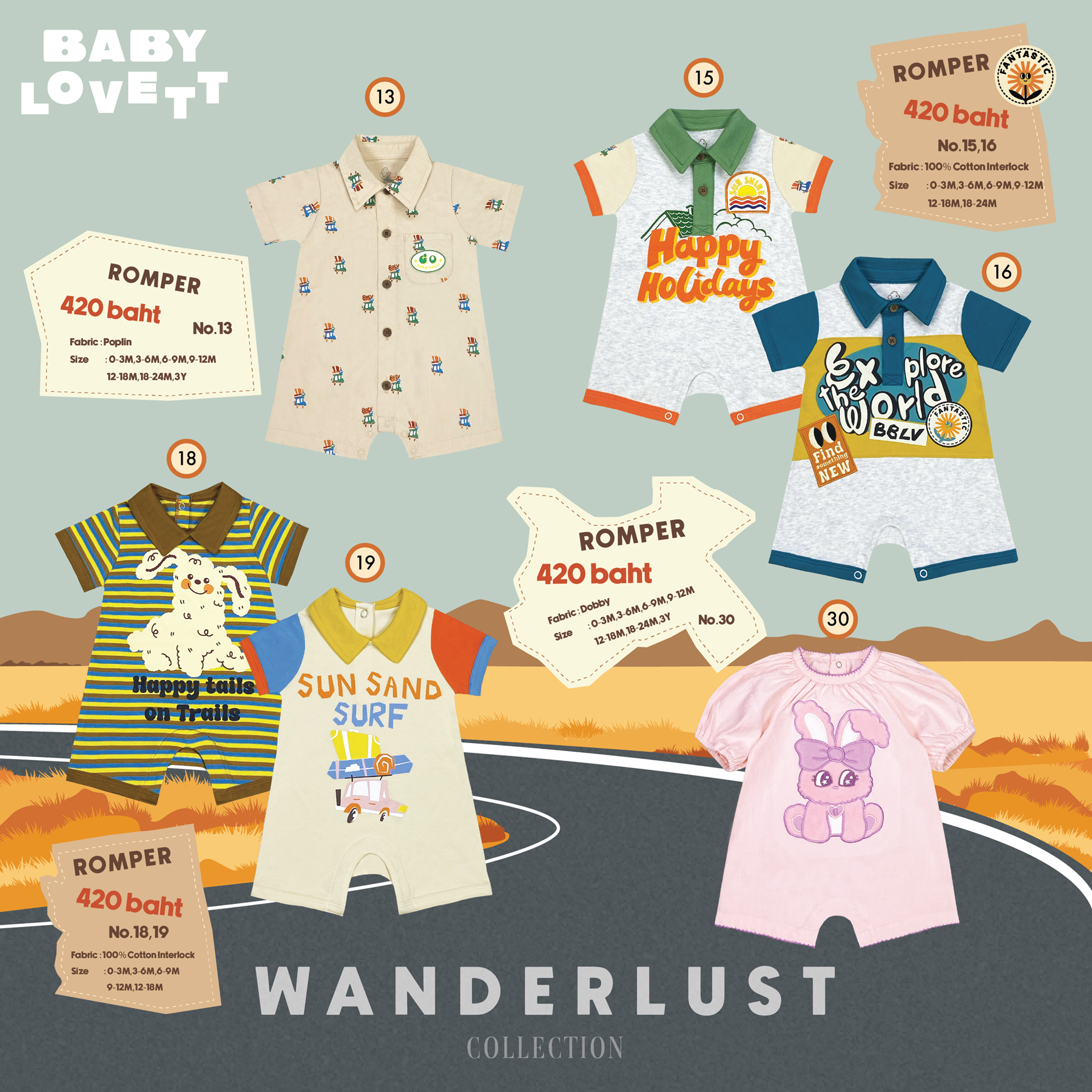 Wanderlust - Romper