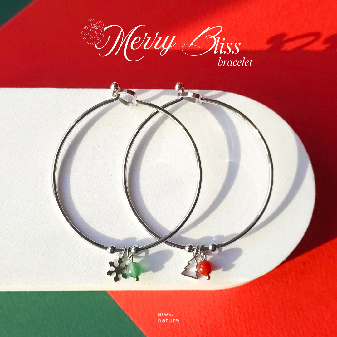 ares.nature - สร้อยข้อมือหินรุ่น Merry Bliss เลือกหินเองได้ กำไลหิน กำไลหินแท้
