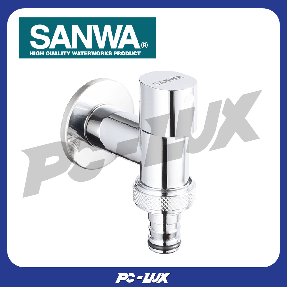 SANWA ก๊อกน้ำสนามแบบสวมสายยาง JET รุ่น CWT15-H ขนาดเกลียว 1/2 นิ้ว