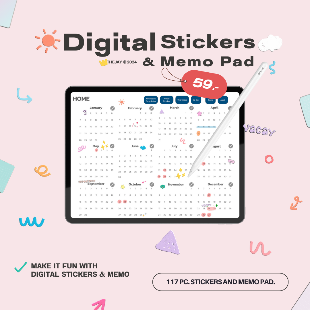 Digital Sticker and Memo Pad
