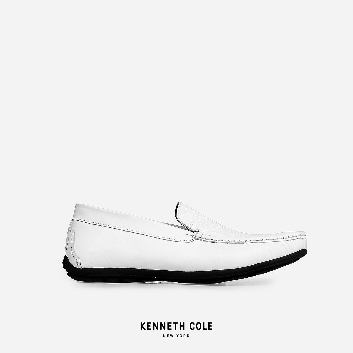 KENNETH COLE รองเท้าลำลองผู้ชาย รุ่น DILAN FRET WHITE สีขาว ( CAS - RF64045LE-110 )