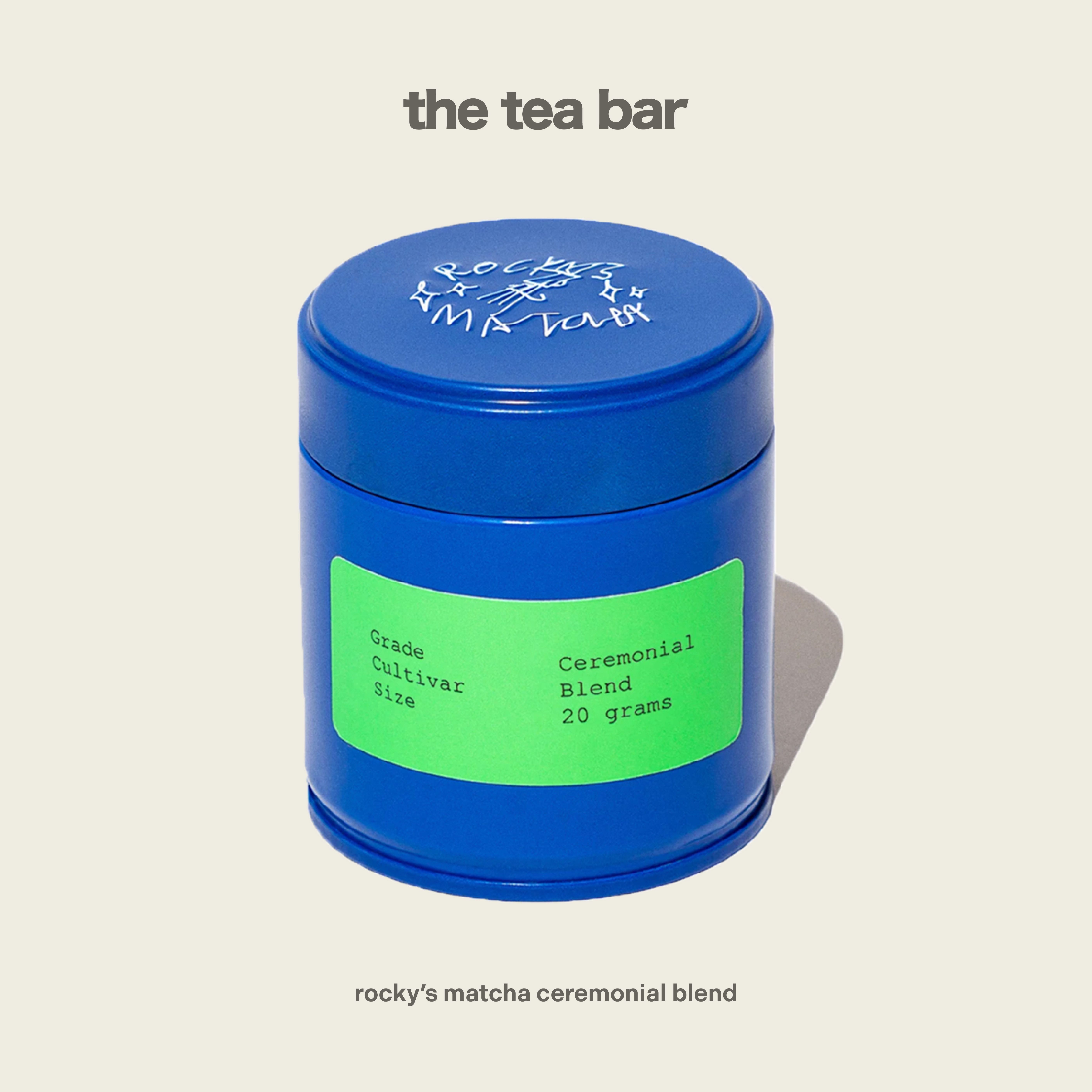 ROCKY'S MATCHA ceremonial blend