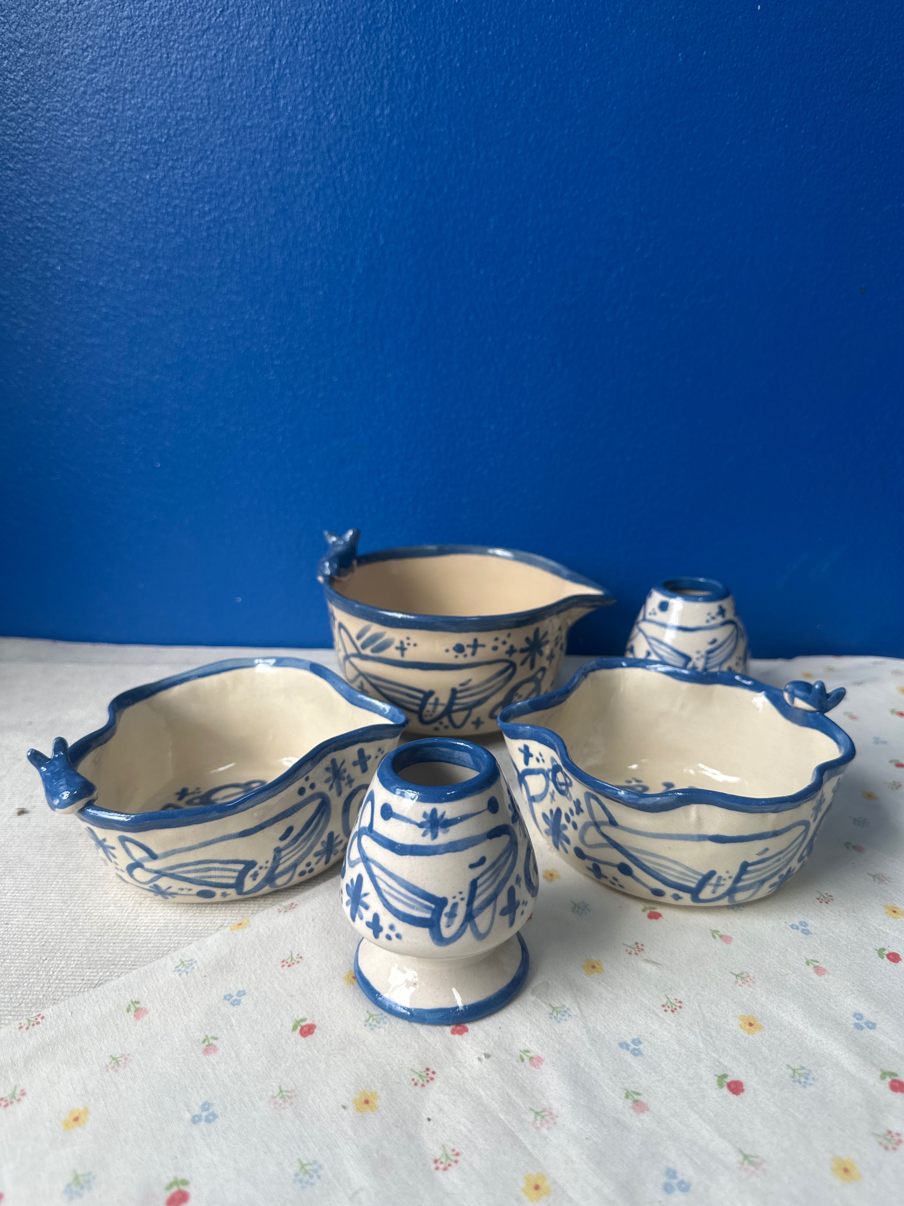 Whale chawan 320ml/500ml