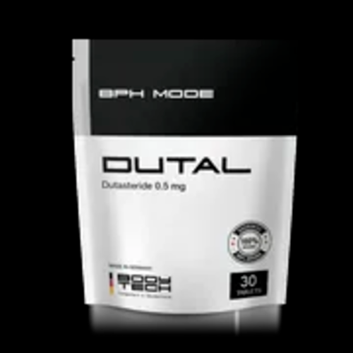 DUTAL Dutasteride 0.5mg 30 tablets, รักษาแก้ผมร่วง DHT เข้มข้นถึง 90%