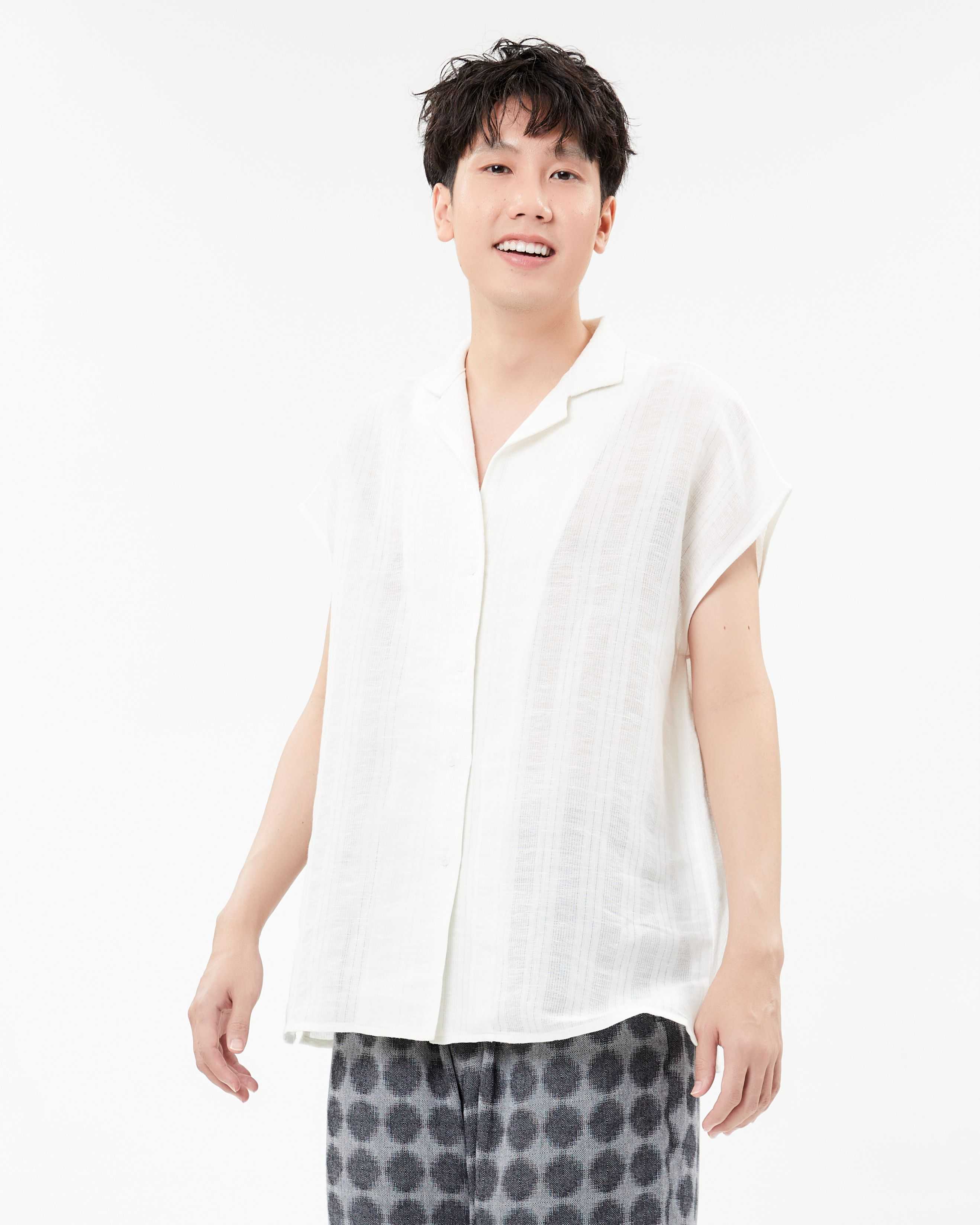 เสื้อเบลาส์ NTW AW24/BL6 White #F