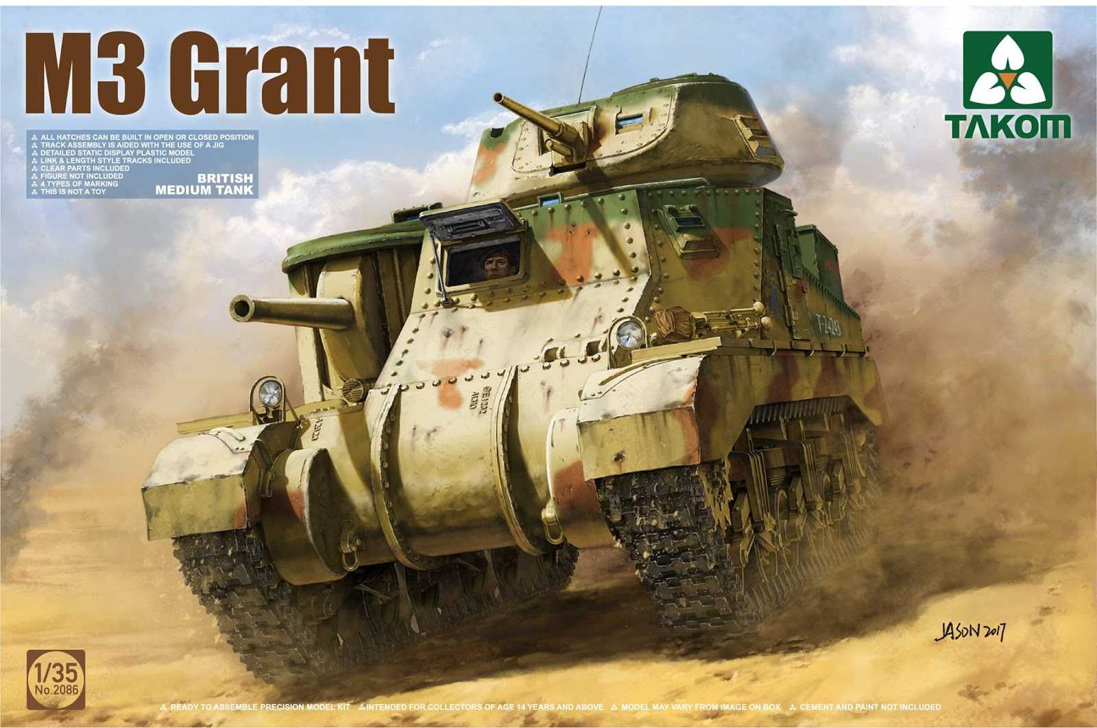 1/35 British M3 Medium tank General Grant